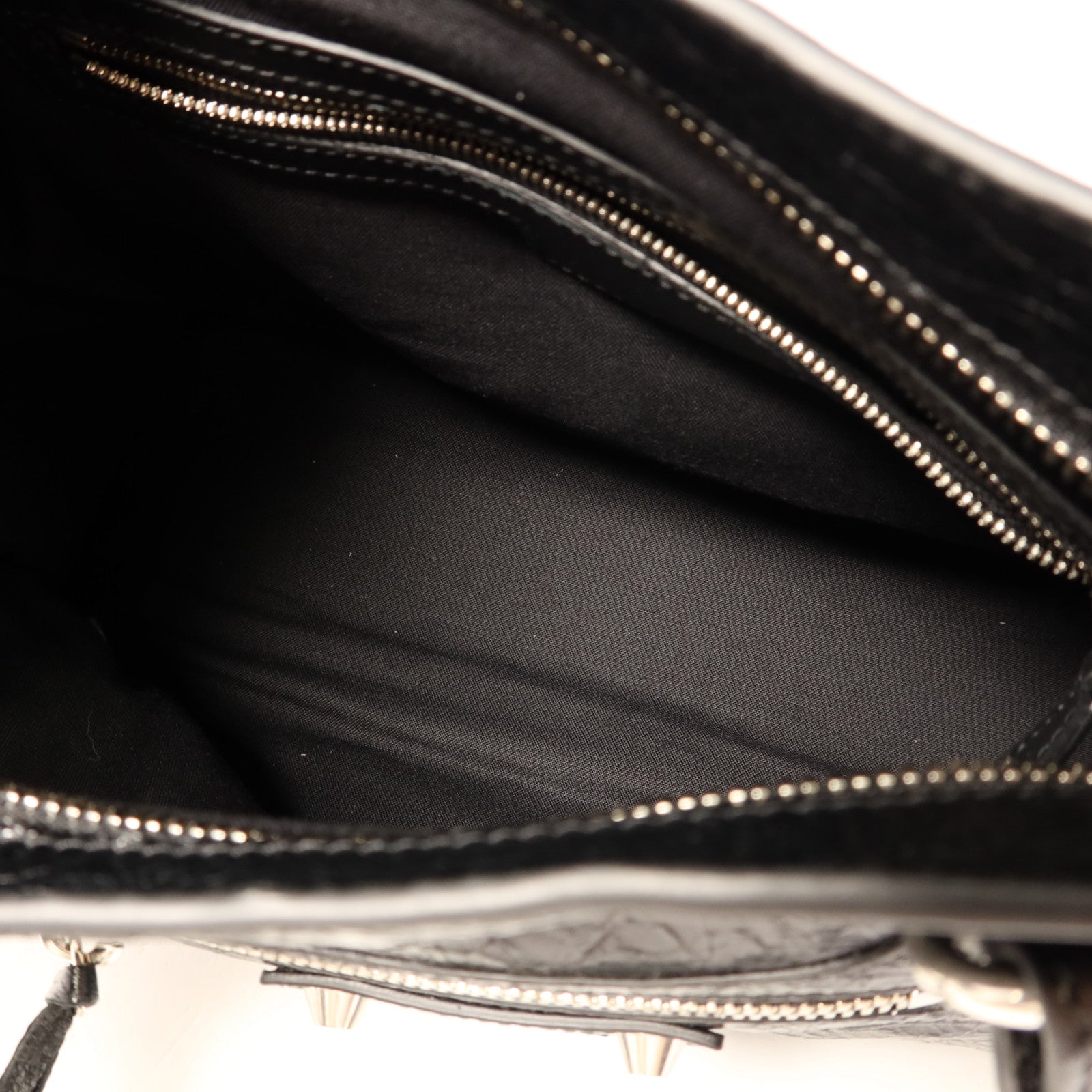 BALENCIAGA 羊皮皮革Le City Small Bag銀扣手挽肩背兩用袋
