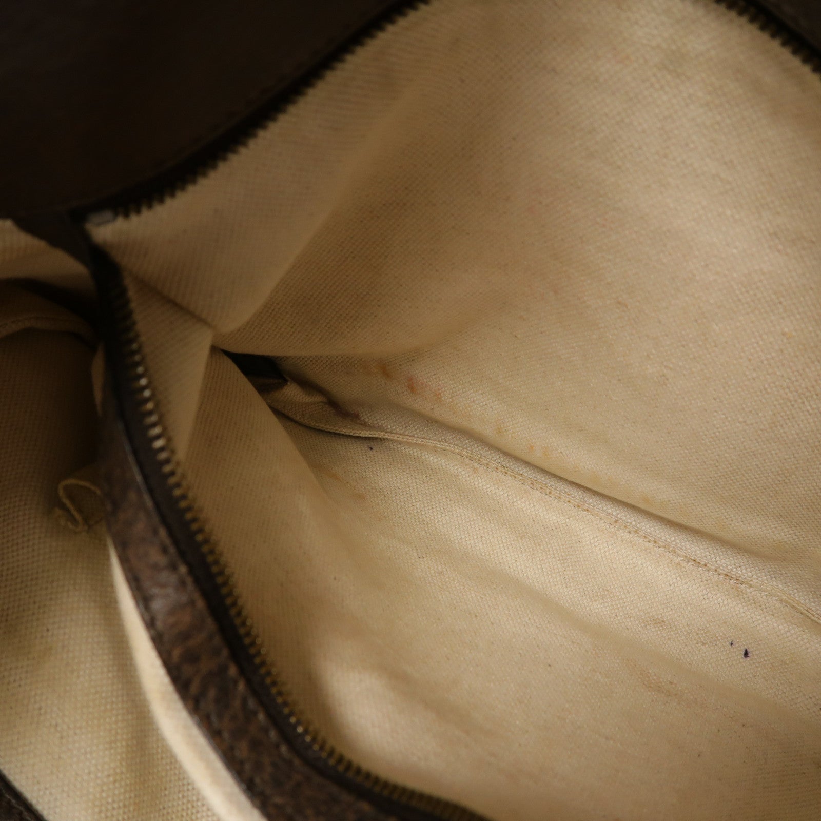 GUCCI GG GHW Banboo Tote Bag Canvas Leather 353125 Brown