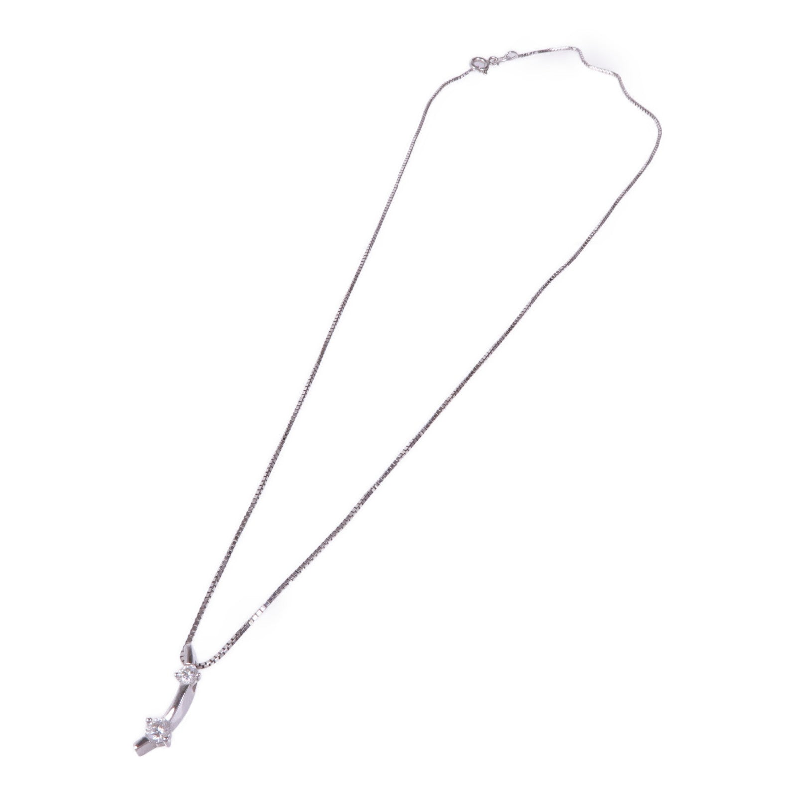 JEWELRY 18K白金Diamond Necklace鑽石項鍊