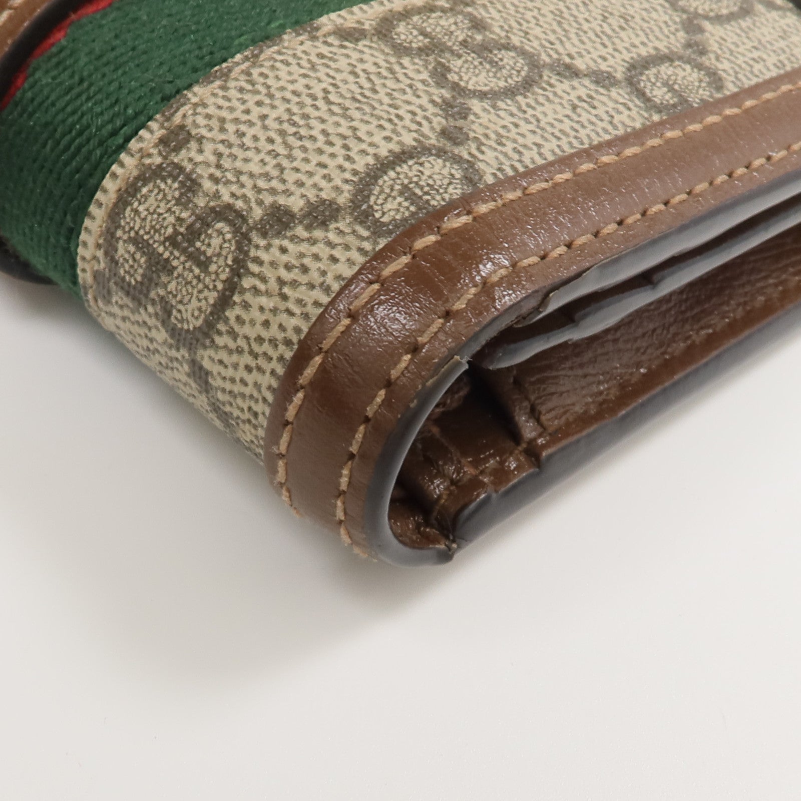 GUCCI 塗層帆布Jackie 1961 Card Case Wallet錢包