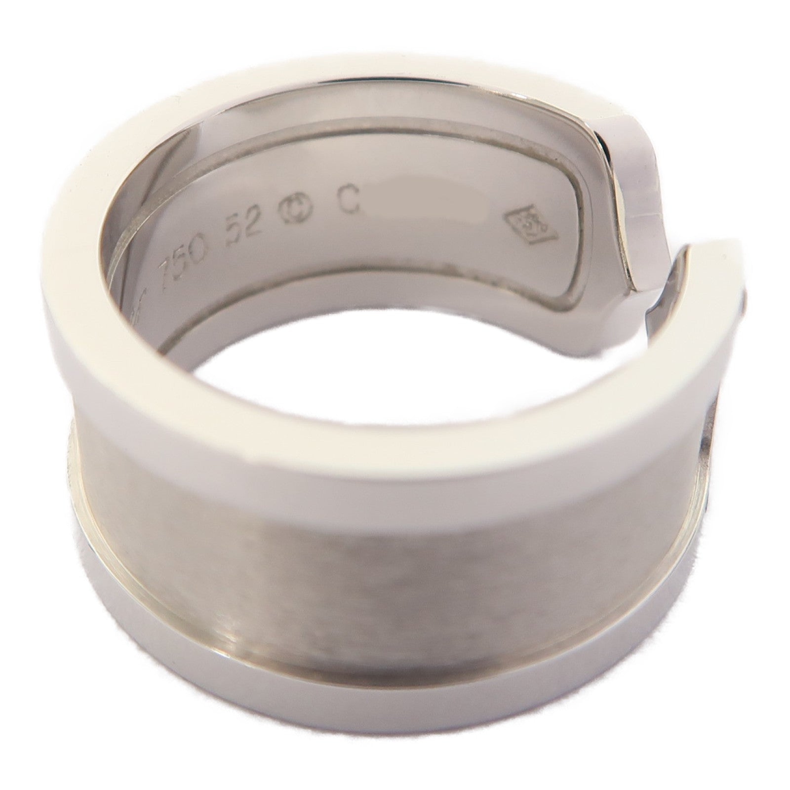 CARTIER 18K白金C2 Diamond Ring戒指US#5.75 #52
