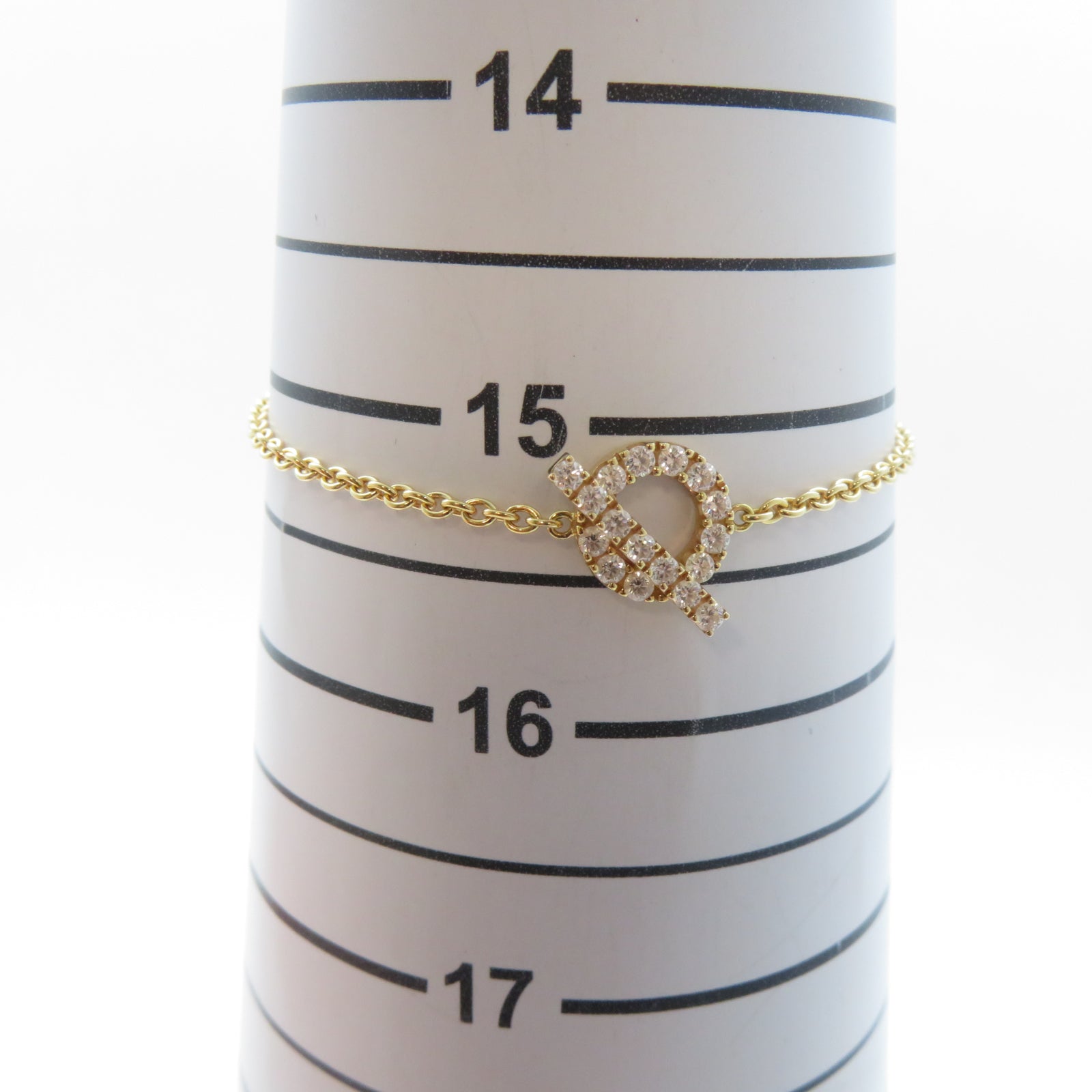 HERMES 18K玫瑰金Finesse Bracelet 0.55ct鑽石手鏈