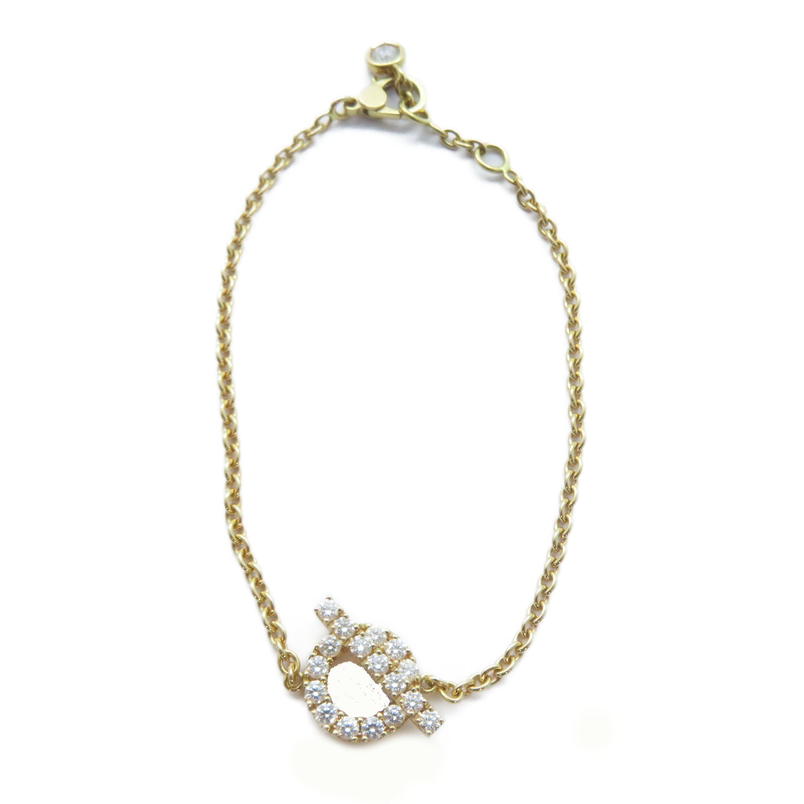 HERMES 18K玫瑰金Finesse Bracelet 0.55ct鑽石手鏈