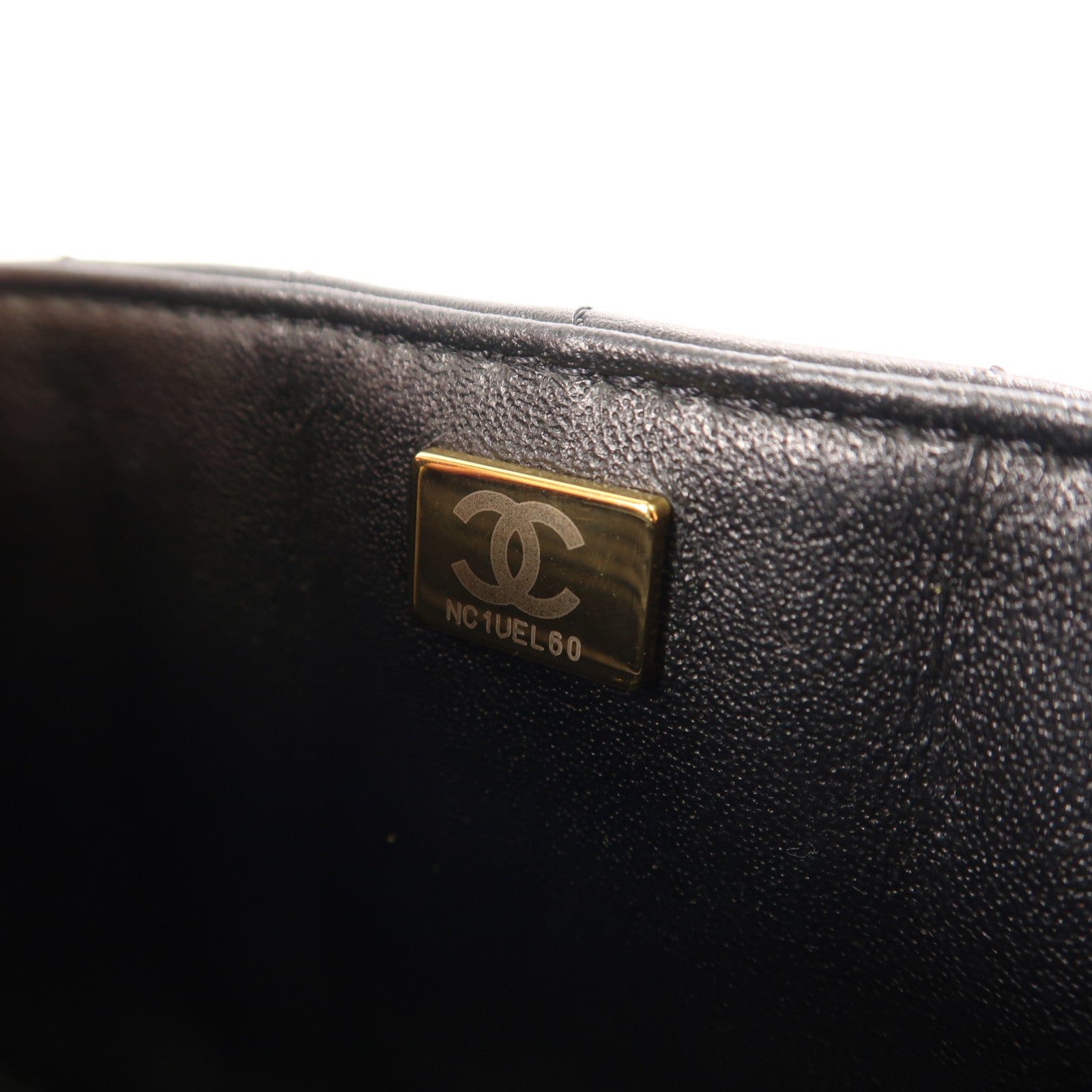 CHANEL 牛皮皮革2.55 Mini金扣鏈帶肩背袋