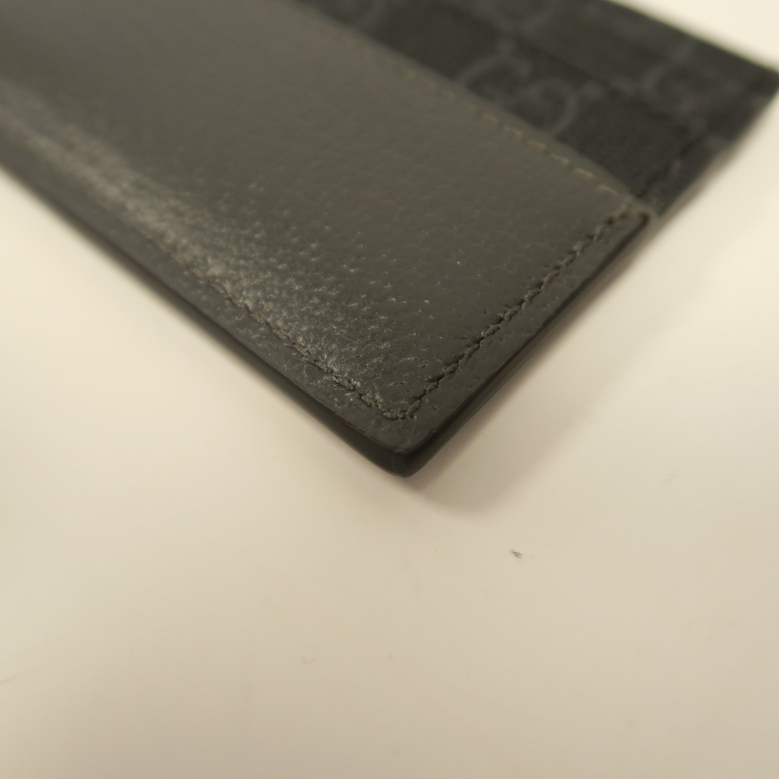 GUCCI 【激減優惠】帆布/皮革Card Case卡片套黑色