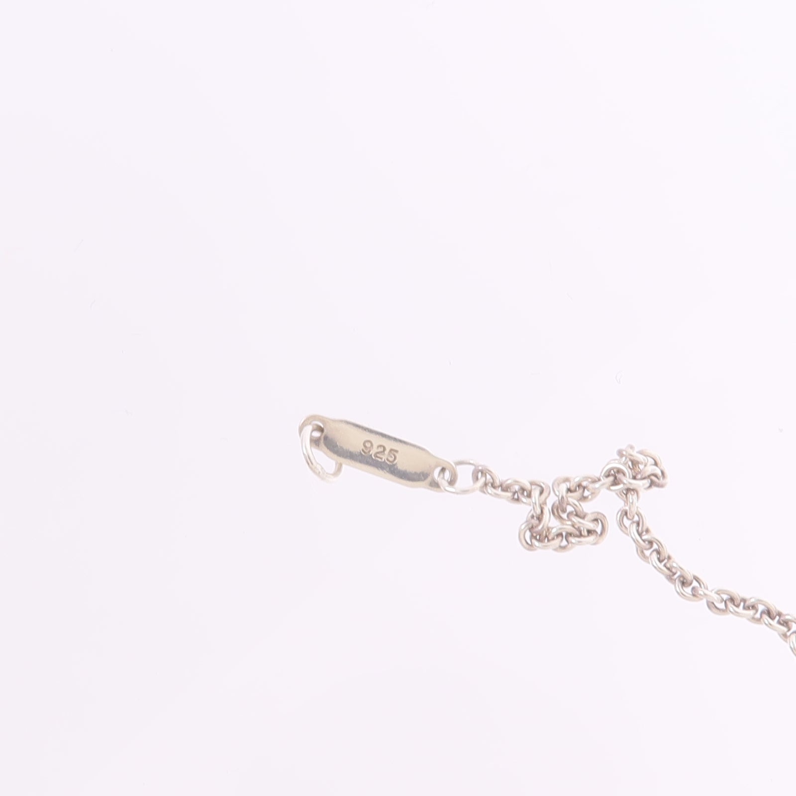 TIFFANY＆CO 925純銀Double Square Pendant項鍊