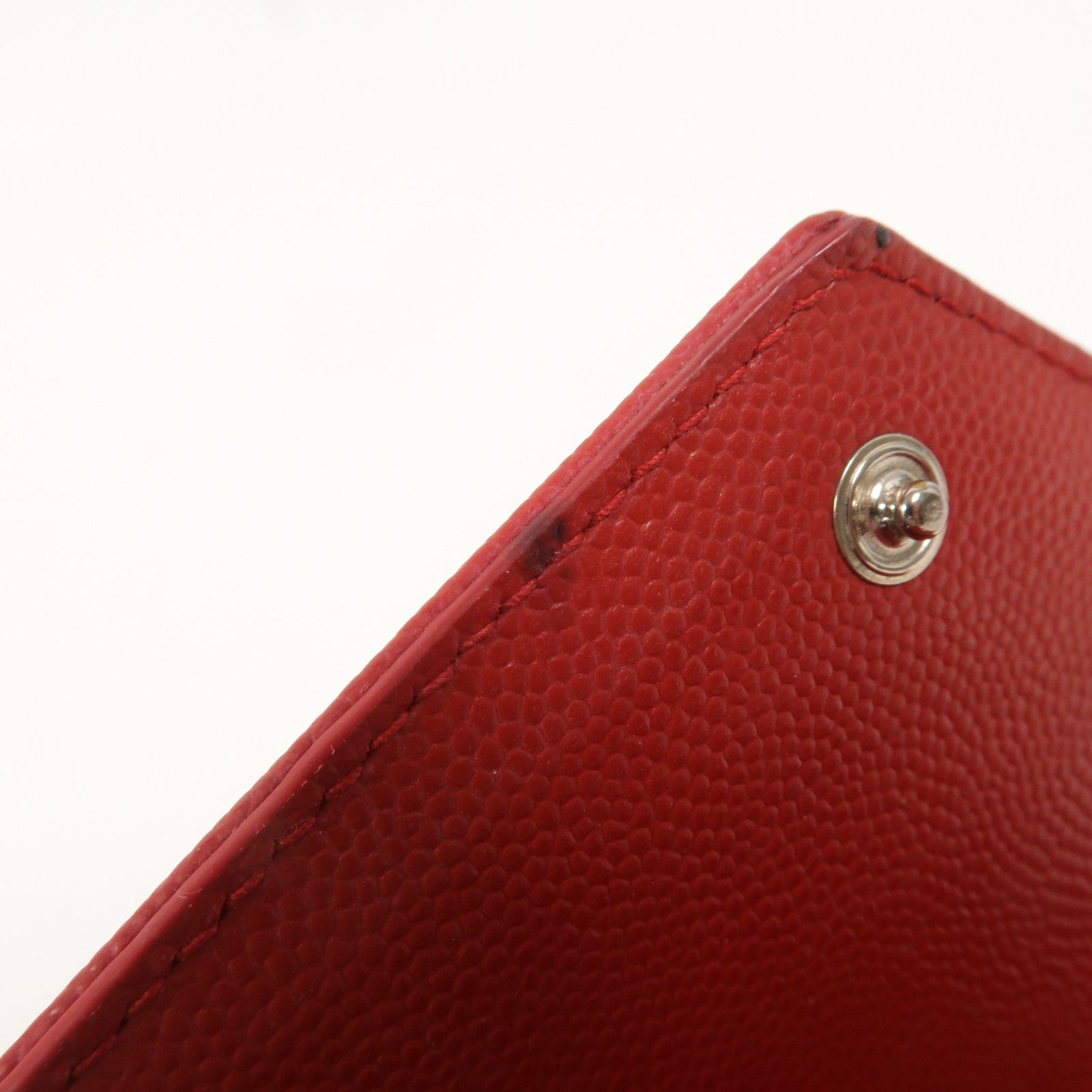 SAINT LAURENT 羊皮皮革Cassandre Compact Tri Fold錢包