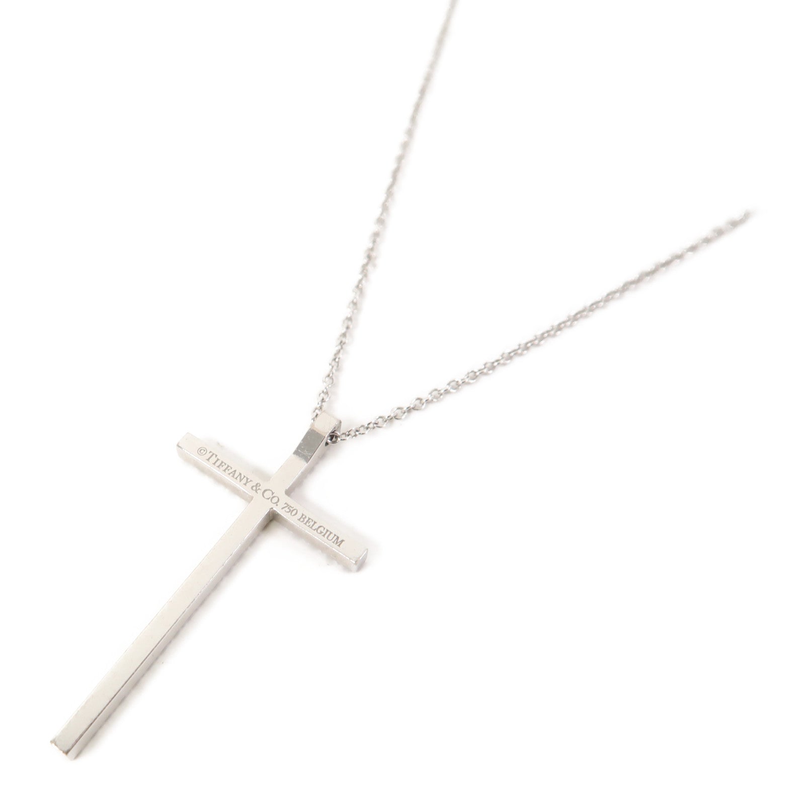 TIFFANY＆CO 18K白金Necklace項鍊