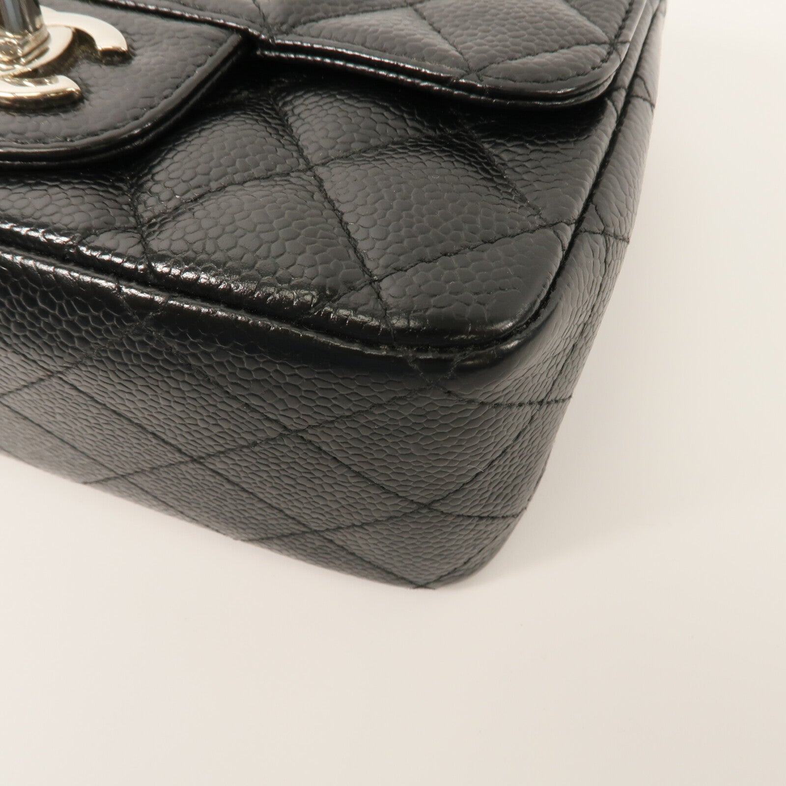 CHANEL 牛皮皮革Classic 17鏈帶肩背袋