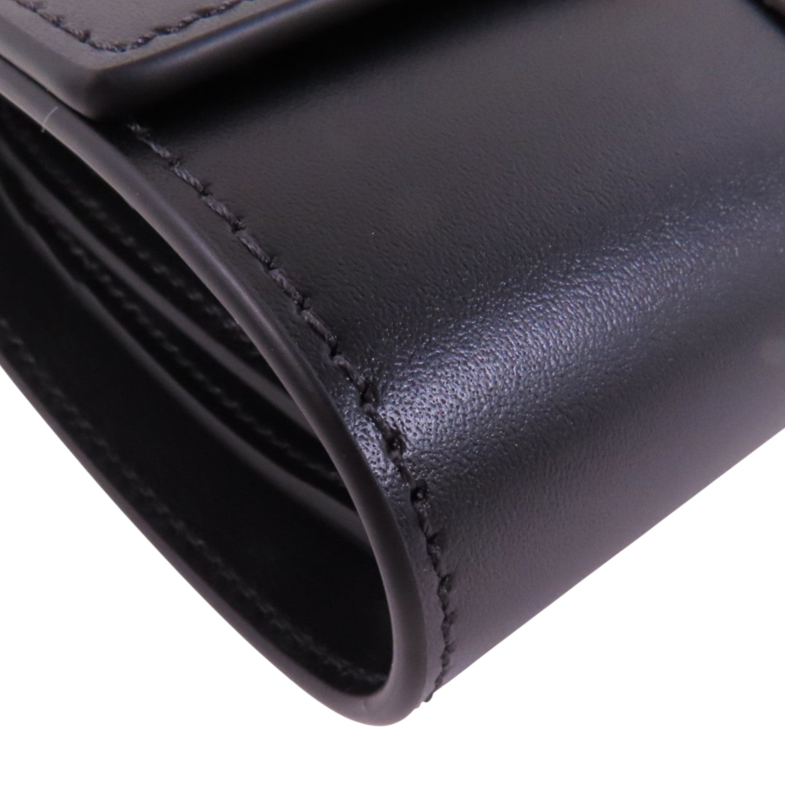 CELINE 牛皮皮革16 Trifold Wallet金扣短錢包