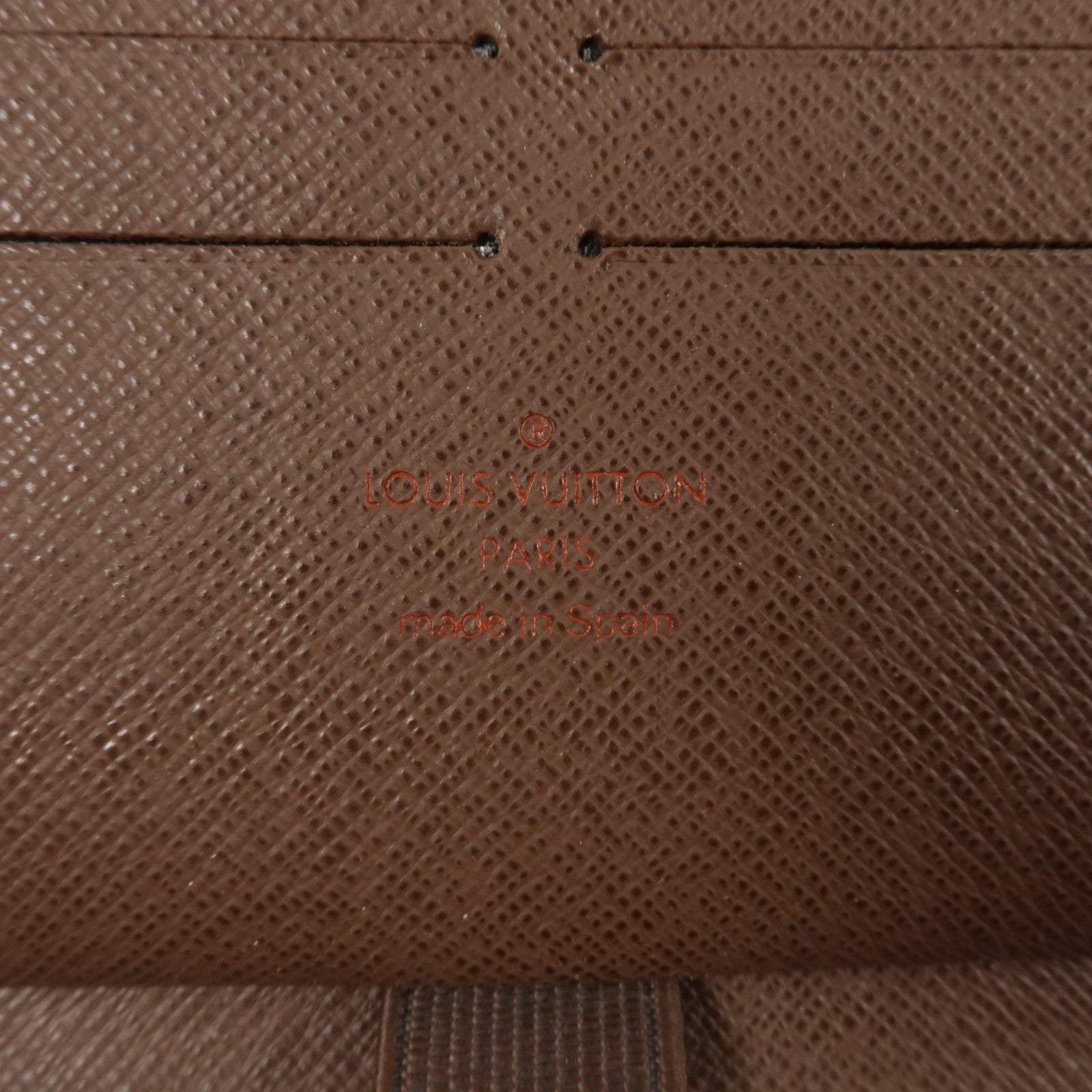 LOUIS VUITTON Damier Zippy Organizer金扣長錢包