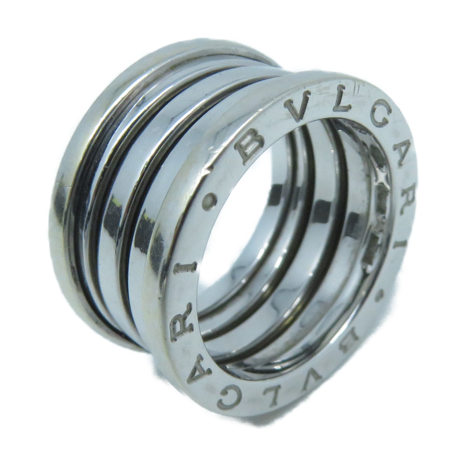 BVLGARI 【激減優惠】18K白金B-zero1戒指BVLGARI#50/US#5銀色