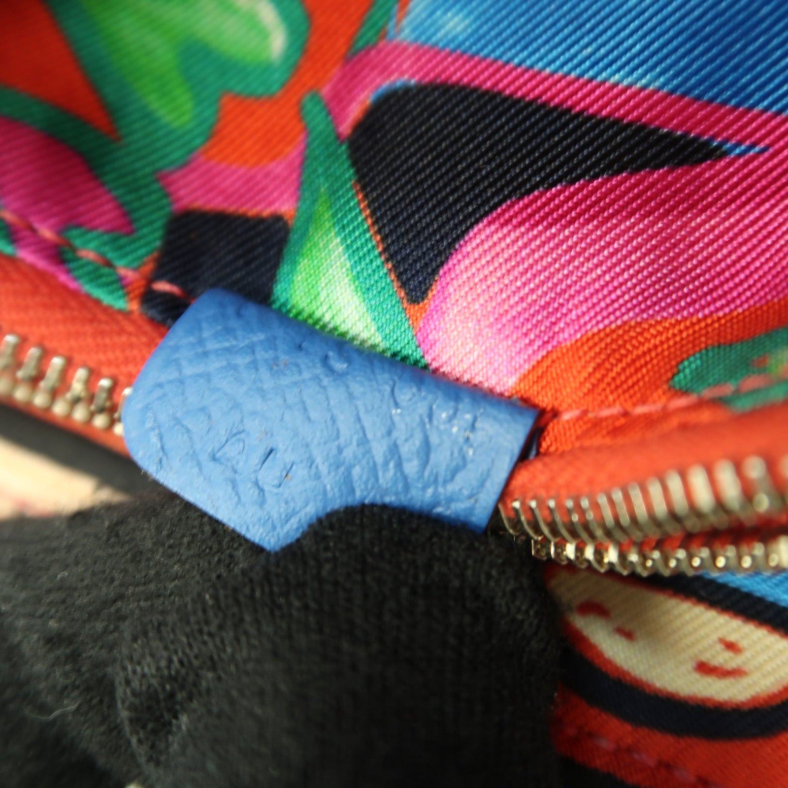 HERMES Epsom皮革Silk'In Compact Wallet銀扣錢包Cobalt/藍色