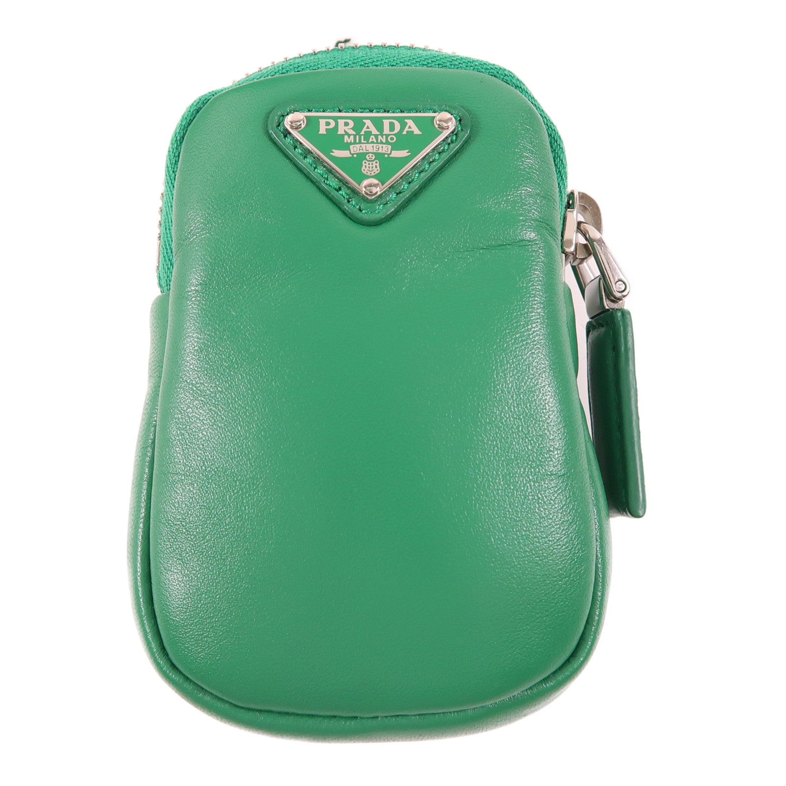 PRADA 羊皮皮革Re-Edition2005銀扣鏈帶肩背袋