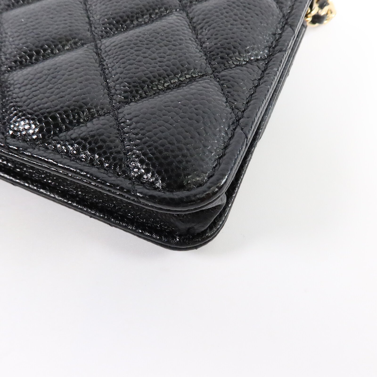 CHANEL 牛皮皮革Mini Walllet On Chain鏈帶肩背袋