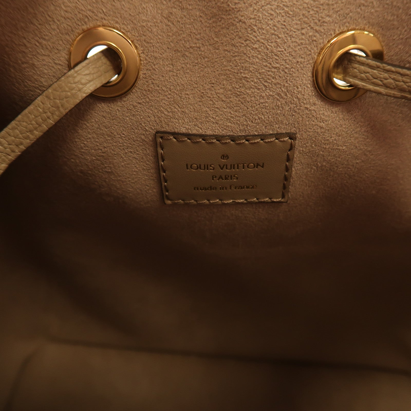 LOUIS VUITTON Monogram Empreinte Neo Noe MM金扣手挽肩背兩用袋