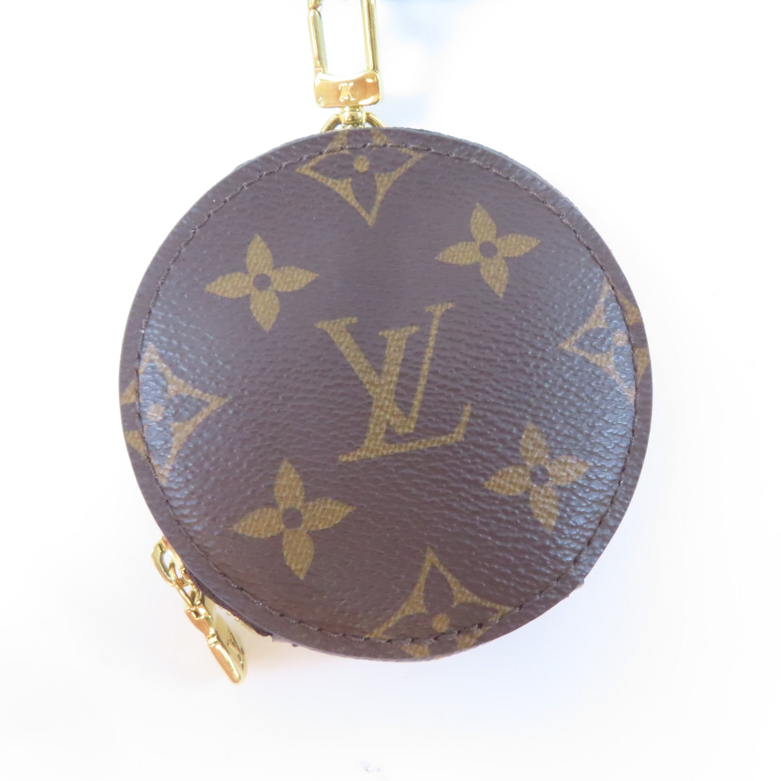 LOUIS VUITTON Monogram Multi Pochette Accessoires金扣手挽肩背兩用袋啡色