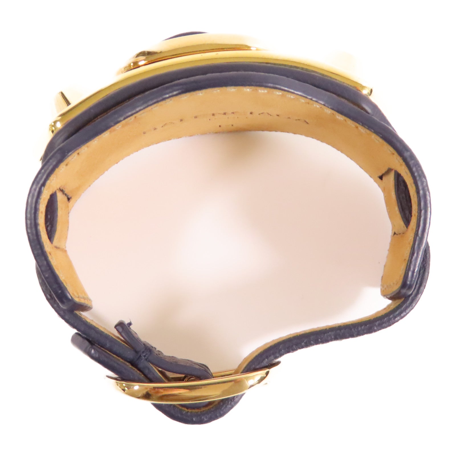 BALENCIAGA 牛皮皮革Bracelet/Bangle金扣深藍色