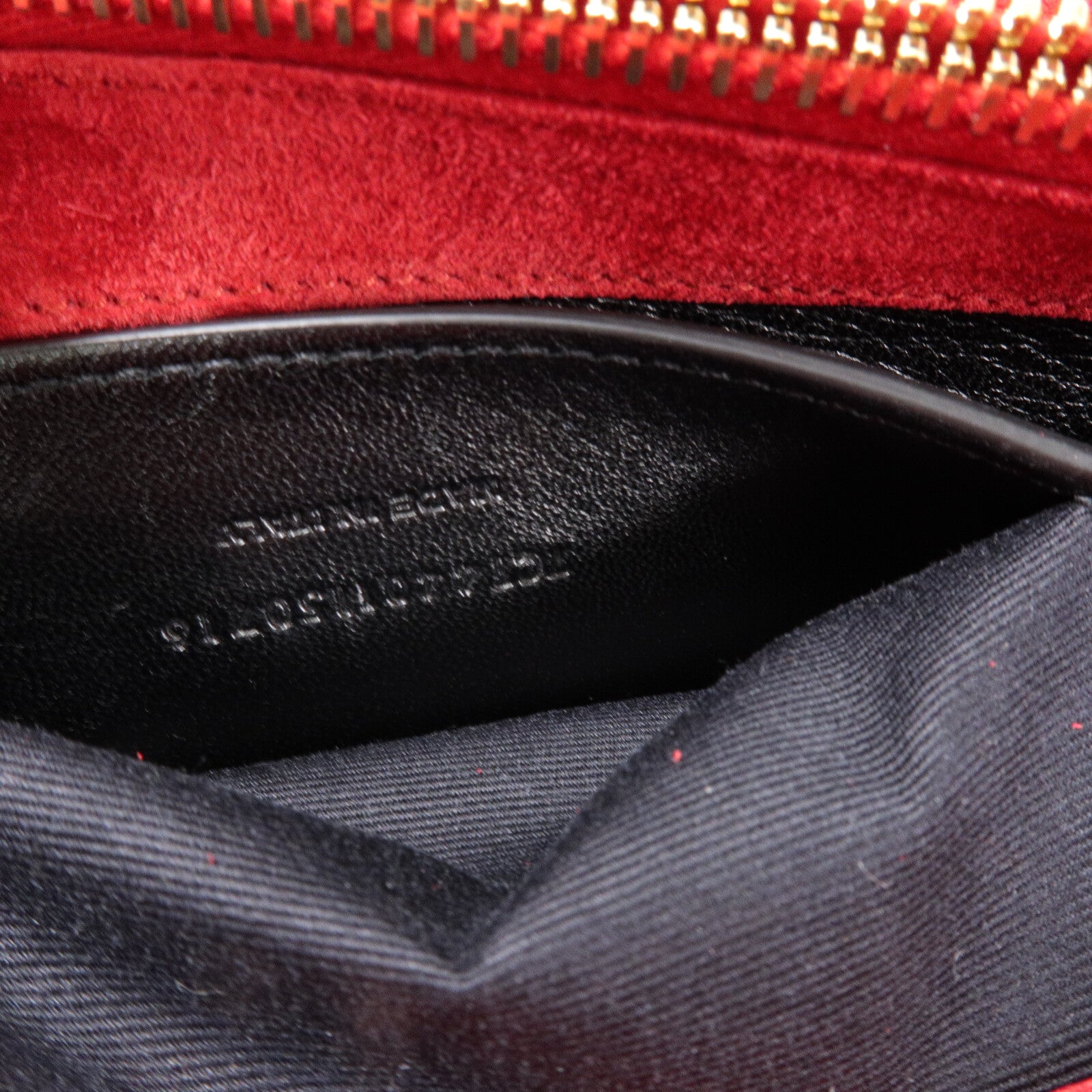 SAINT LAURENT 絨布Large Envelope鏈帶肩背袋
