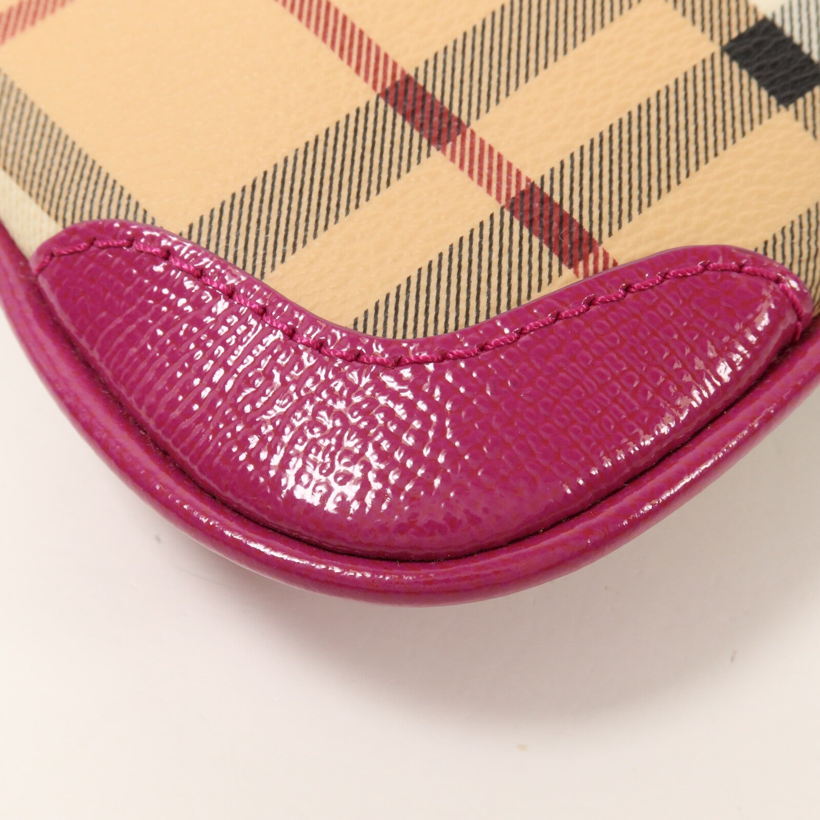 BURBERRY 塗層帆布/牛皮皮革Shoulder Bag肩背袋