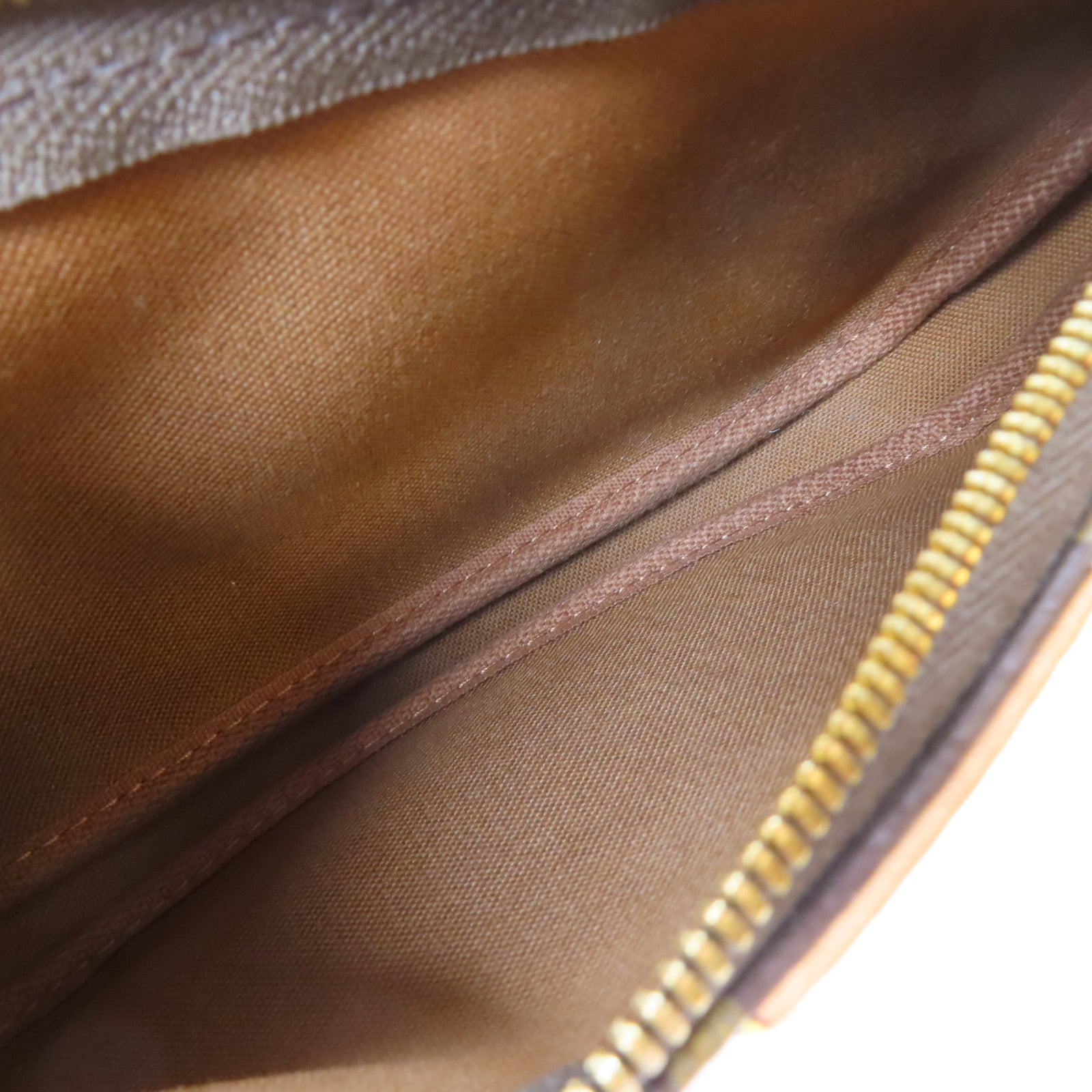 LOUIS VUITTON Monogram Multi Pochette Accessoires金扣手挽肩背兩用袋啡色