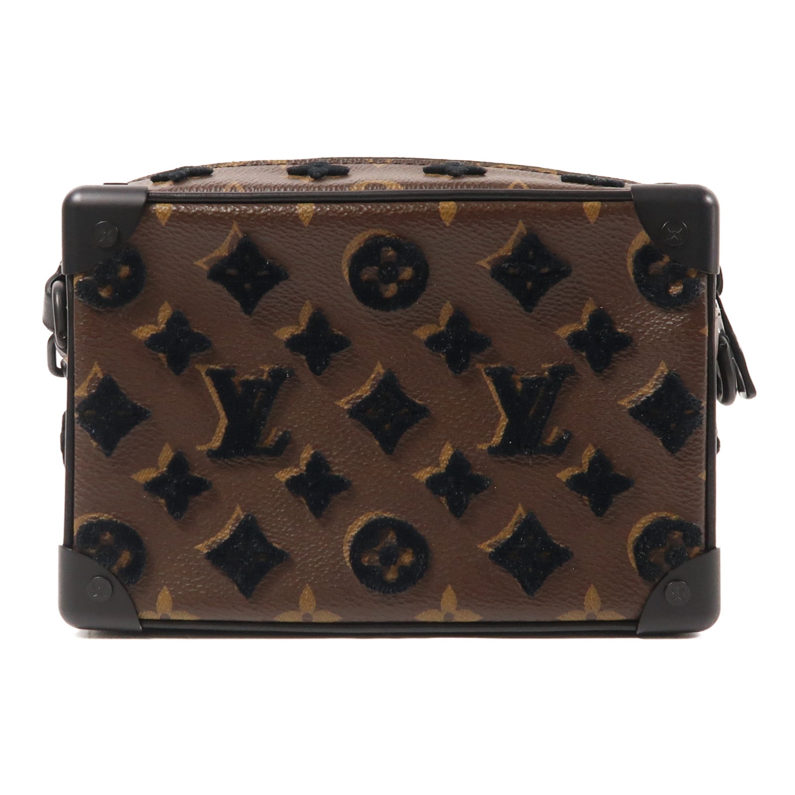 LOUIS VUITTON Monogram/Velvet Soft Trunk肩背袋