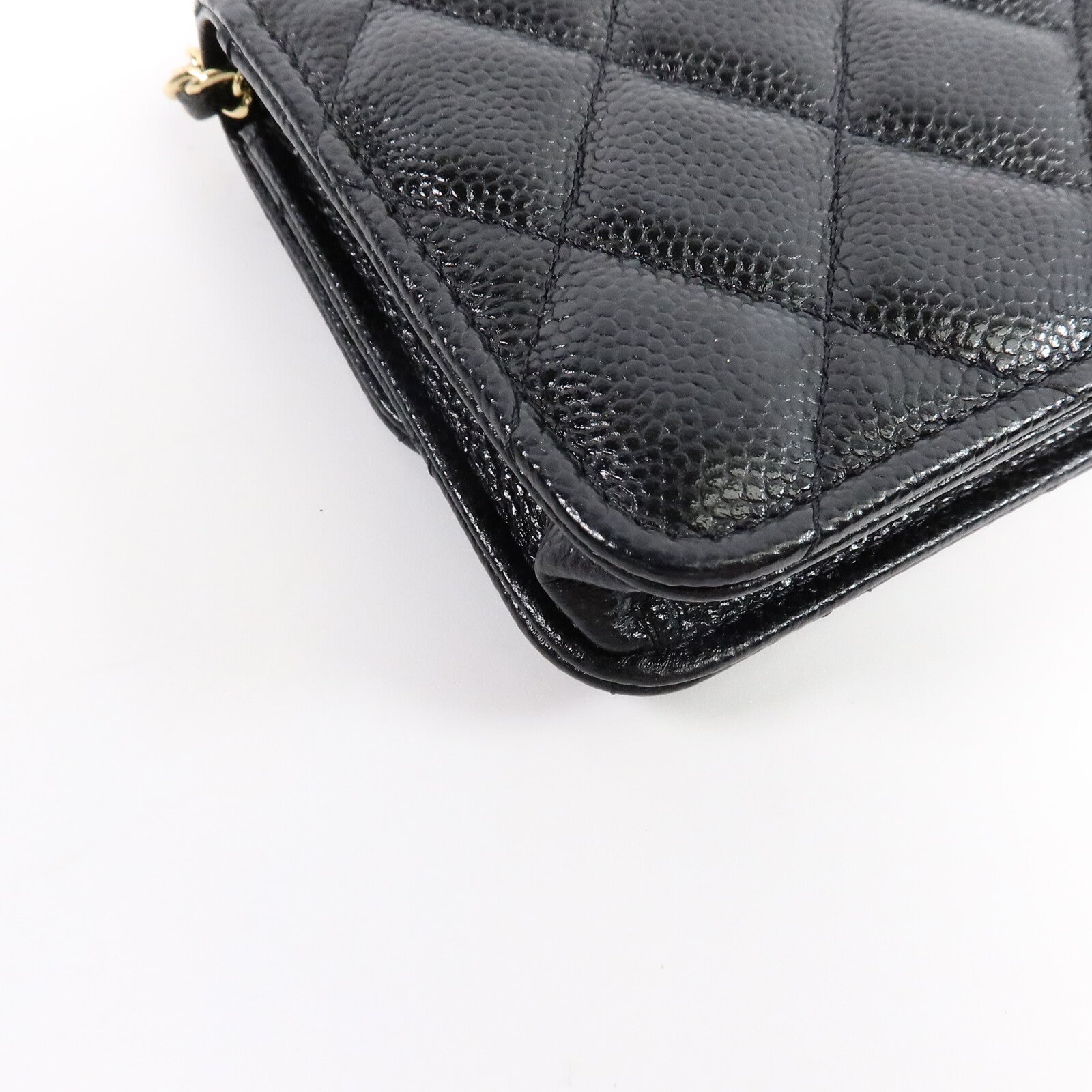 CHANEL 牛皮皮革Mini Walllet On Chain鏈帶肩背袋