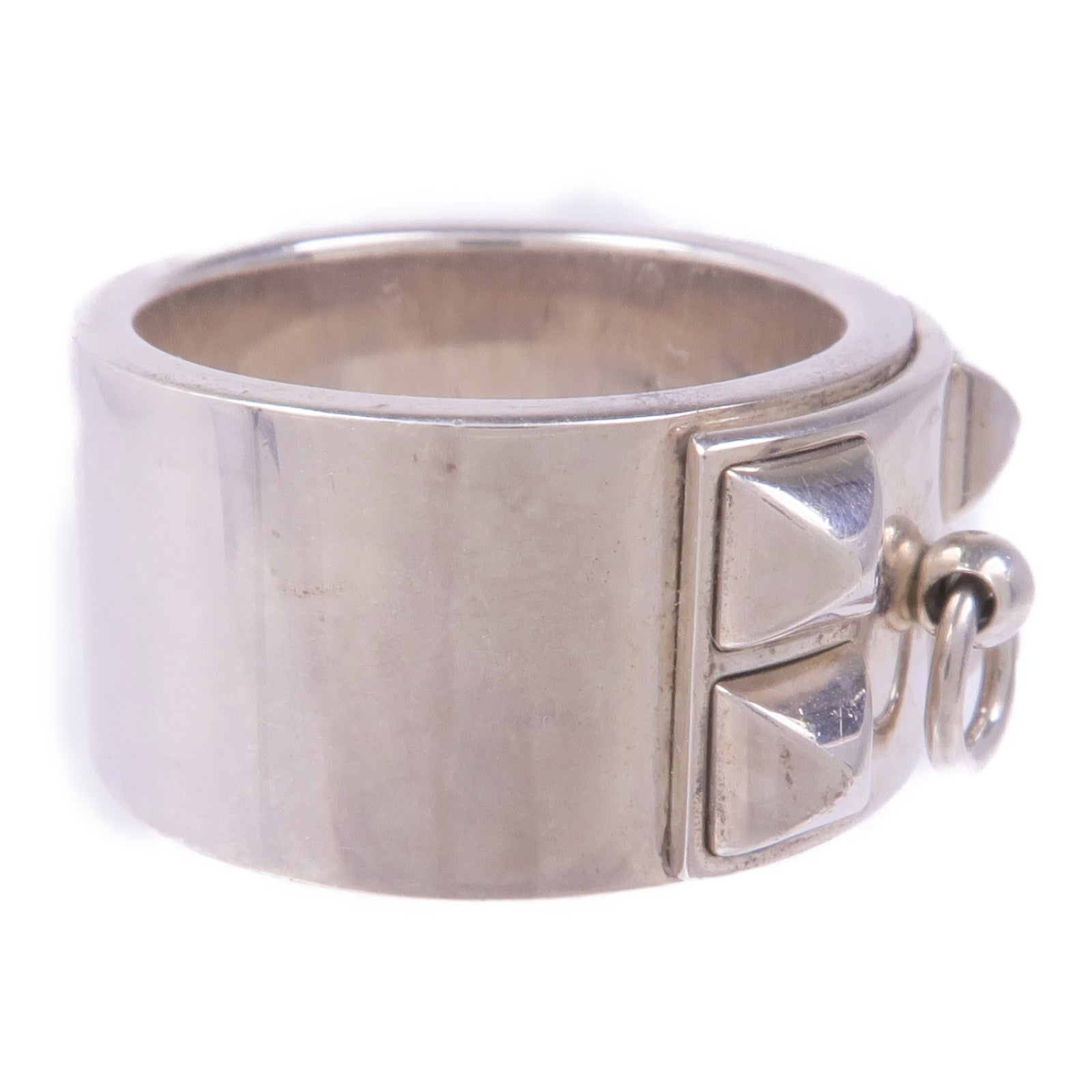 HERMES 925純銀Collier De Chien Ring戒指Hermes#56/US#7.5