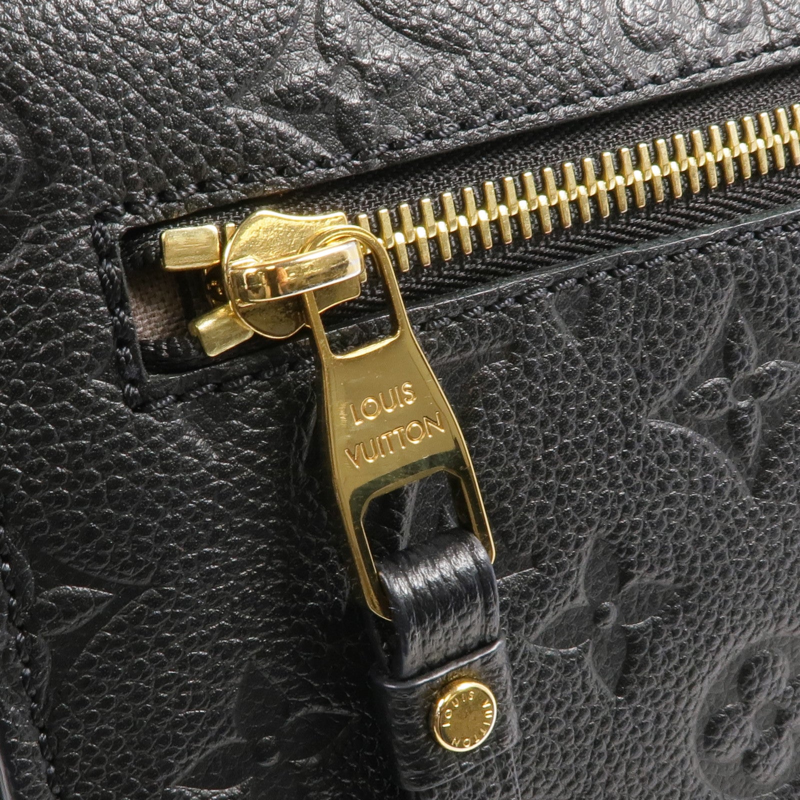 LOUIS VUITTON Monogram Empreinte Pochette Metis金扣手挽肩背兩用袋