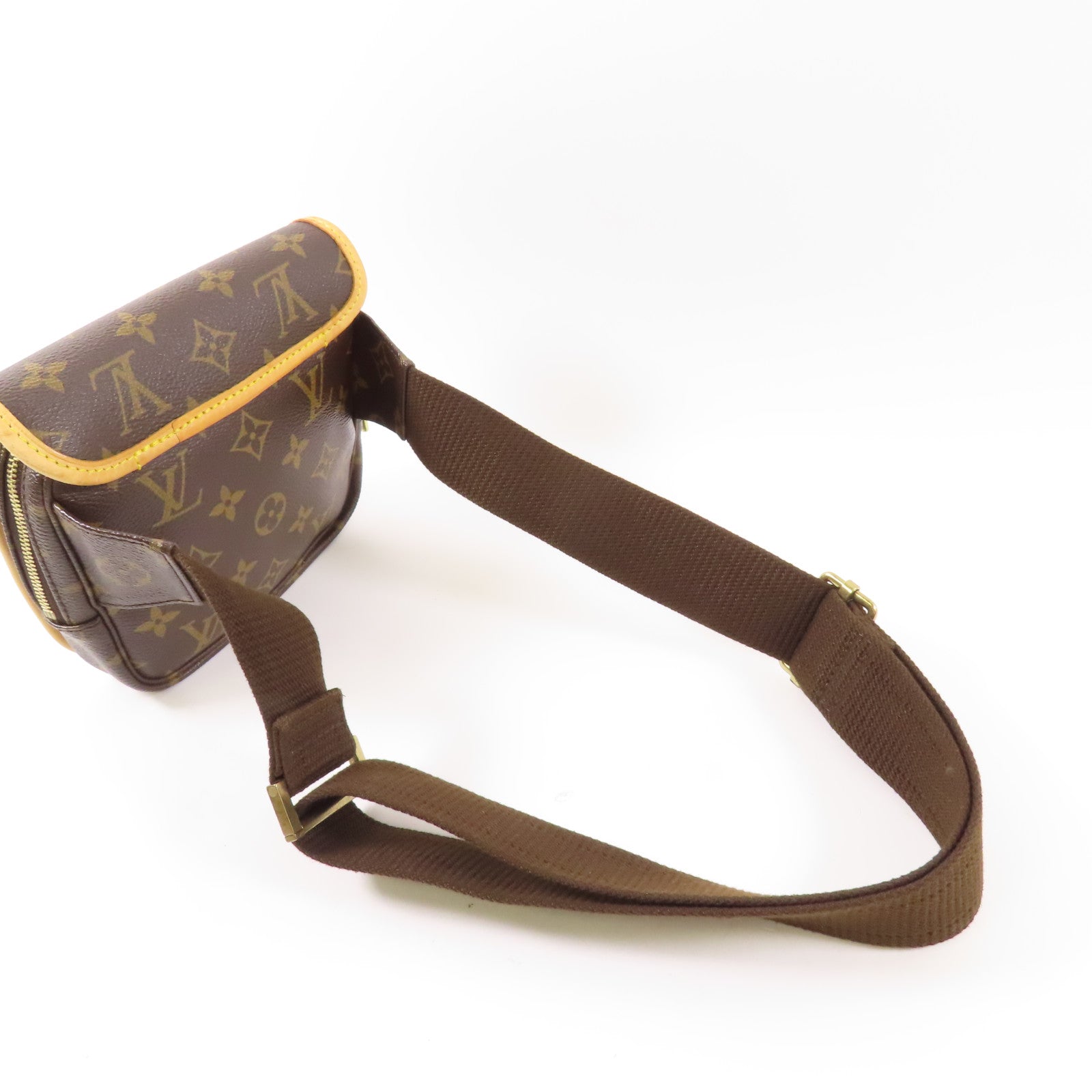 LOUIS VUITTON Monogram Bosphore Waist Bag金扣腰包