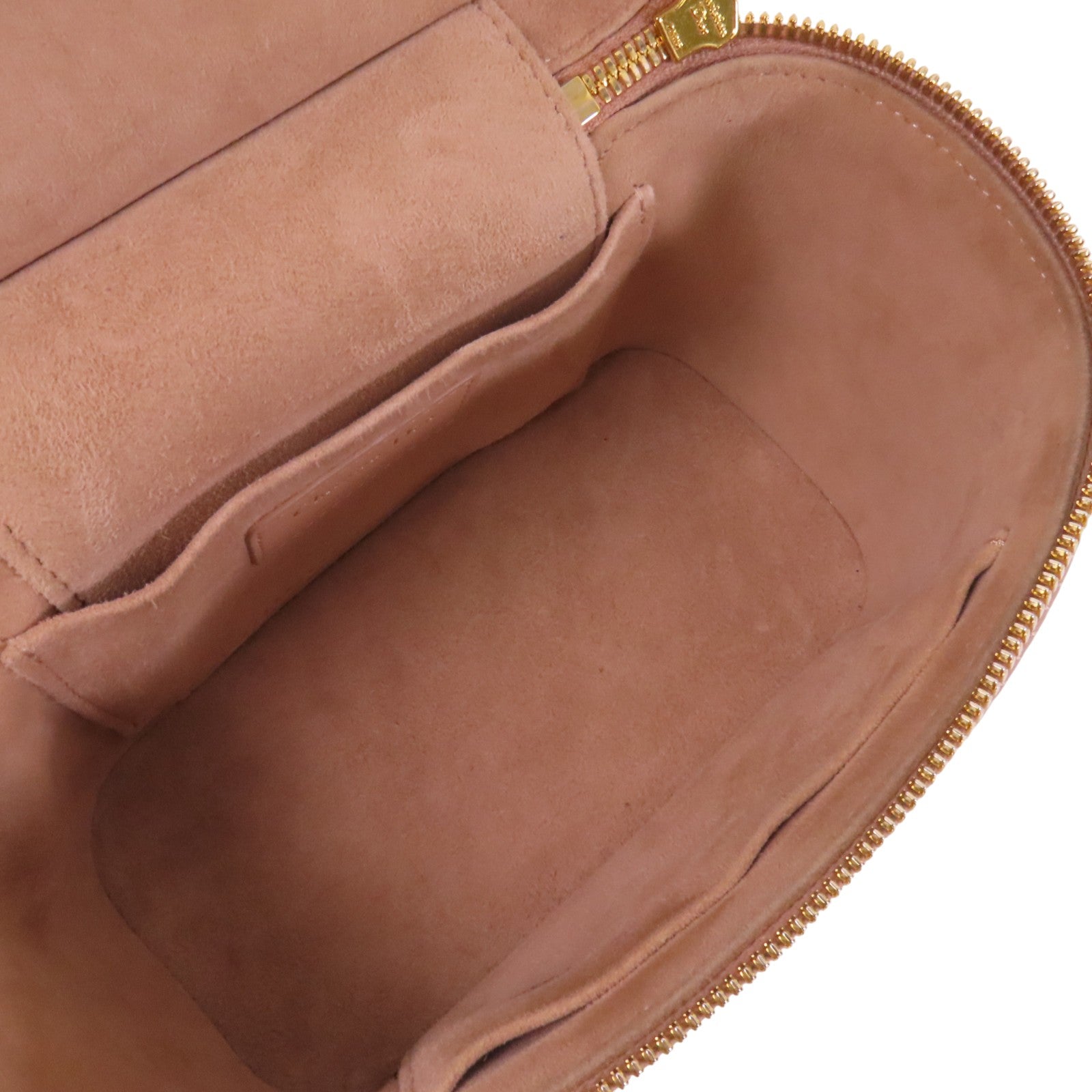 Dior 帆布/牛皮皮革Vanity Bag金扣手挽袋