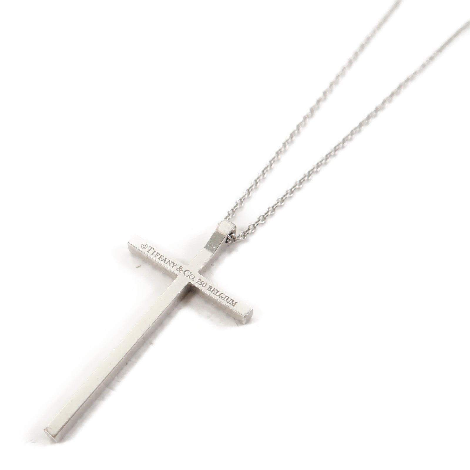 TIFFANY＆CO 18K白金Necklace項鍊