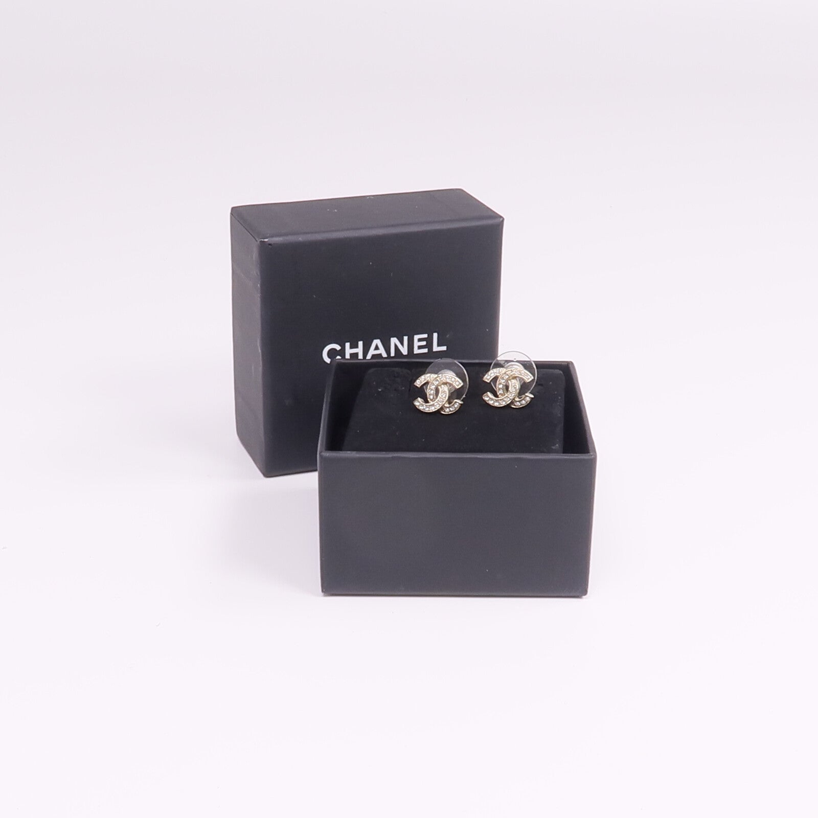 CHANEL 金屬/水晶Earrings耳環