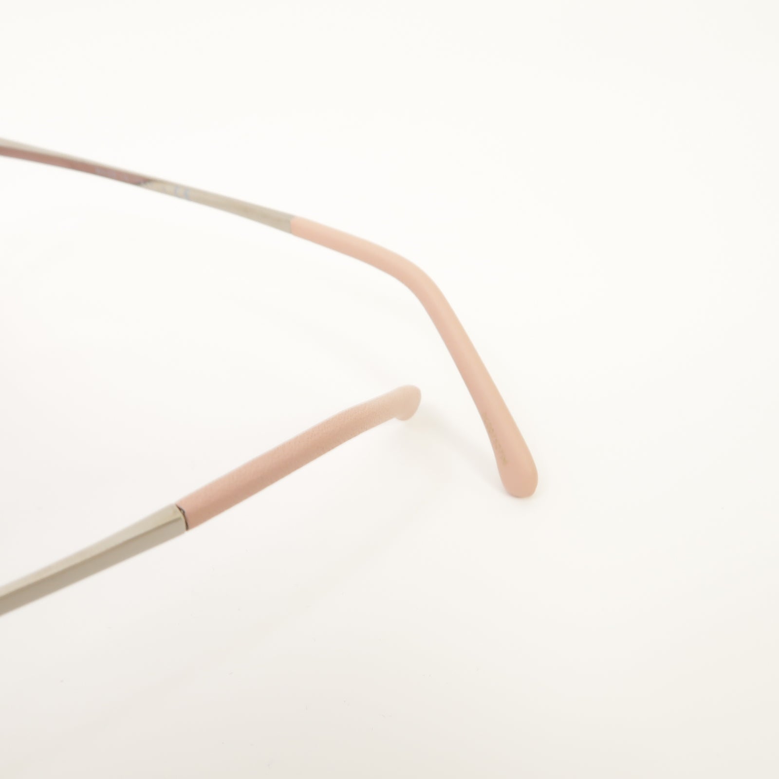 CHANEL PVC/金屬Sunglasses太陽眼鏡粉紅色/銀色