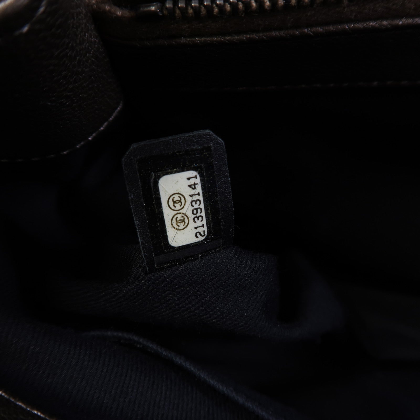 CHANEL 菱格牛皮皮革Chain Shoulder銀扣鏈帶肩背袋灰色