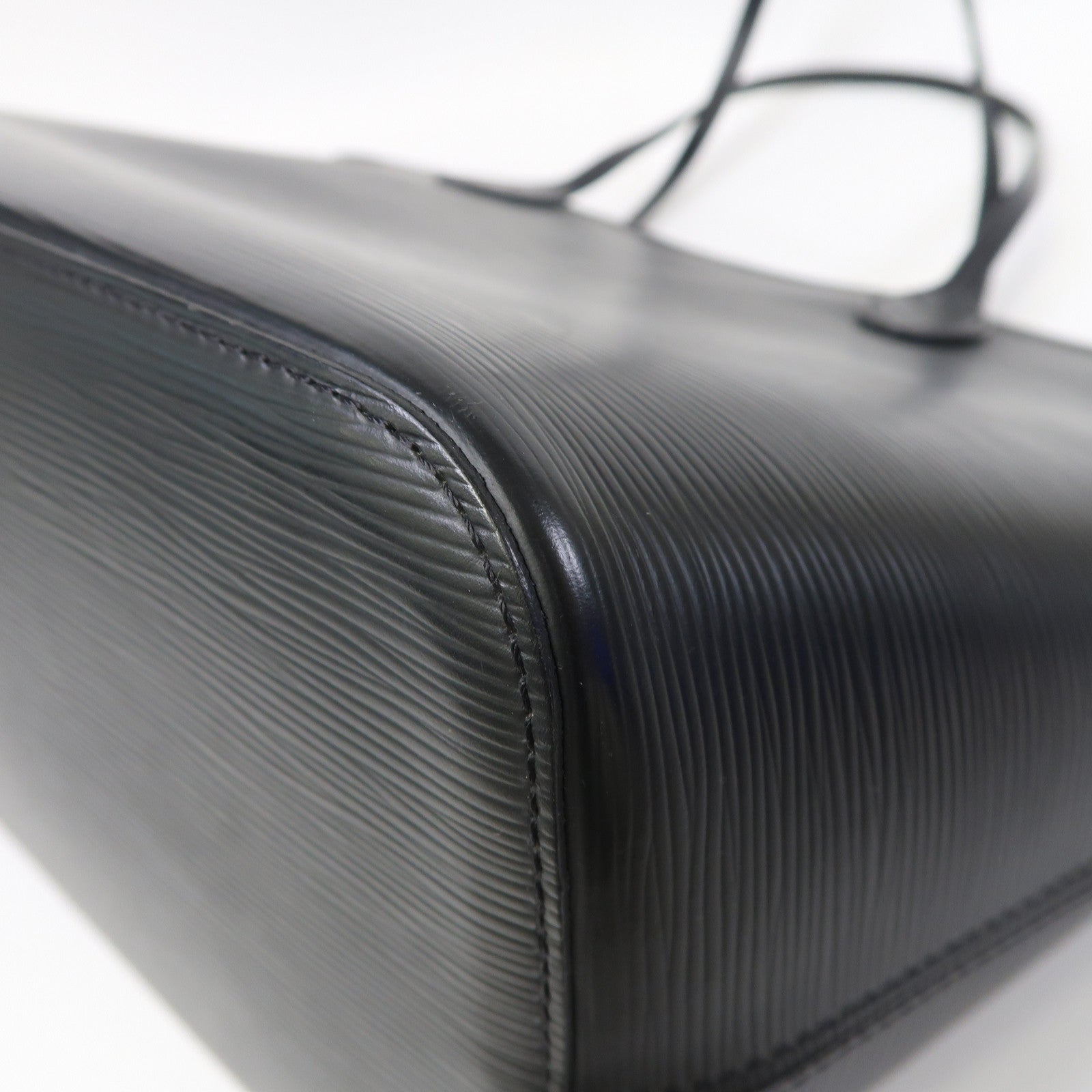 LOUIS VUITTON (PRICE DOWN) LV SHW Neverfull MM Shoulder Tote Bag Epi Leather Black