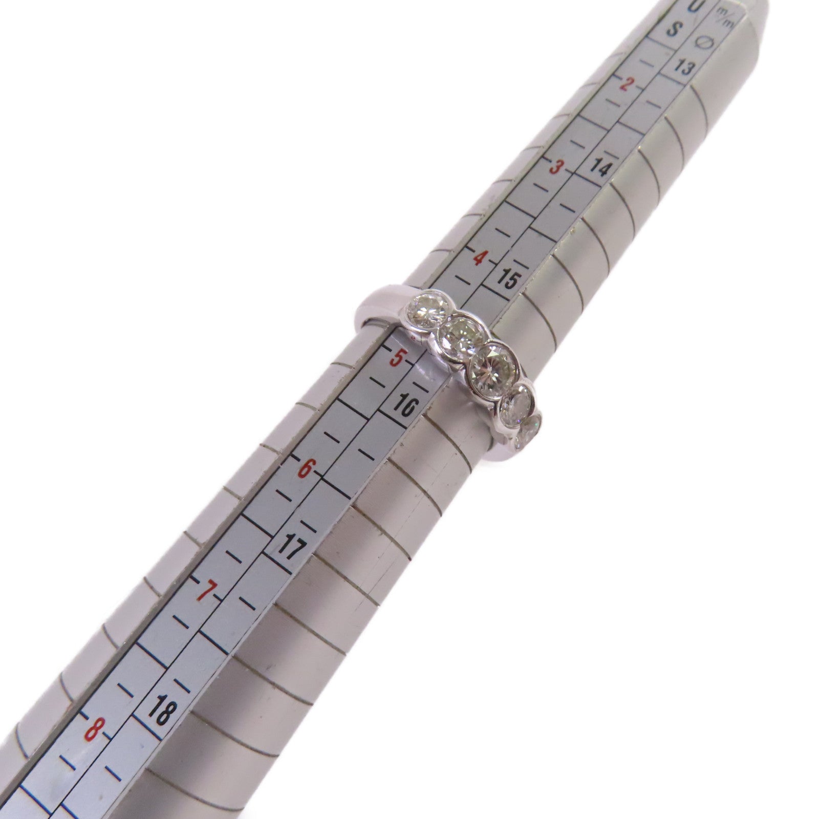 JEWELRY 【激減優惠】18K白金/鑽石Diamond Ring戒指US#4.75