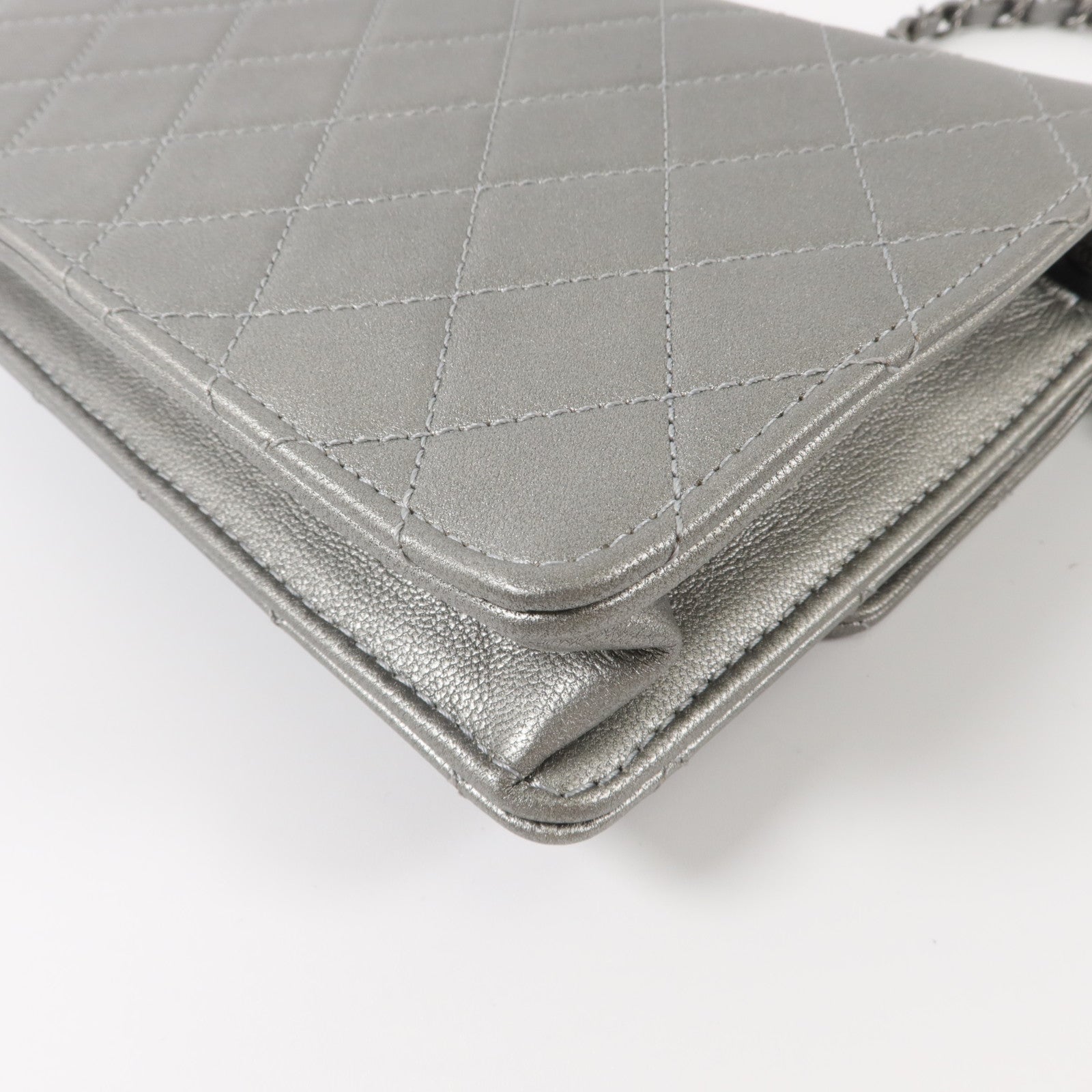 CHANEL 牛皮皮革Matelasse Small Flap Bag鏈帶肩背袋