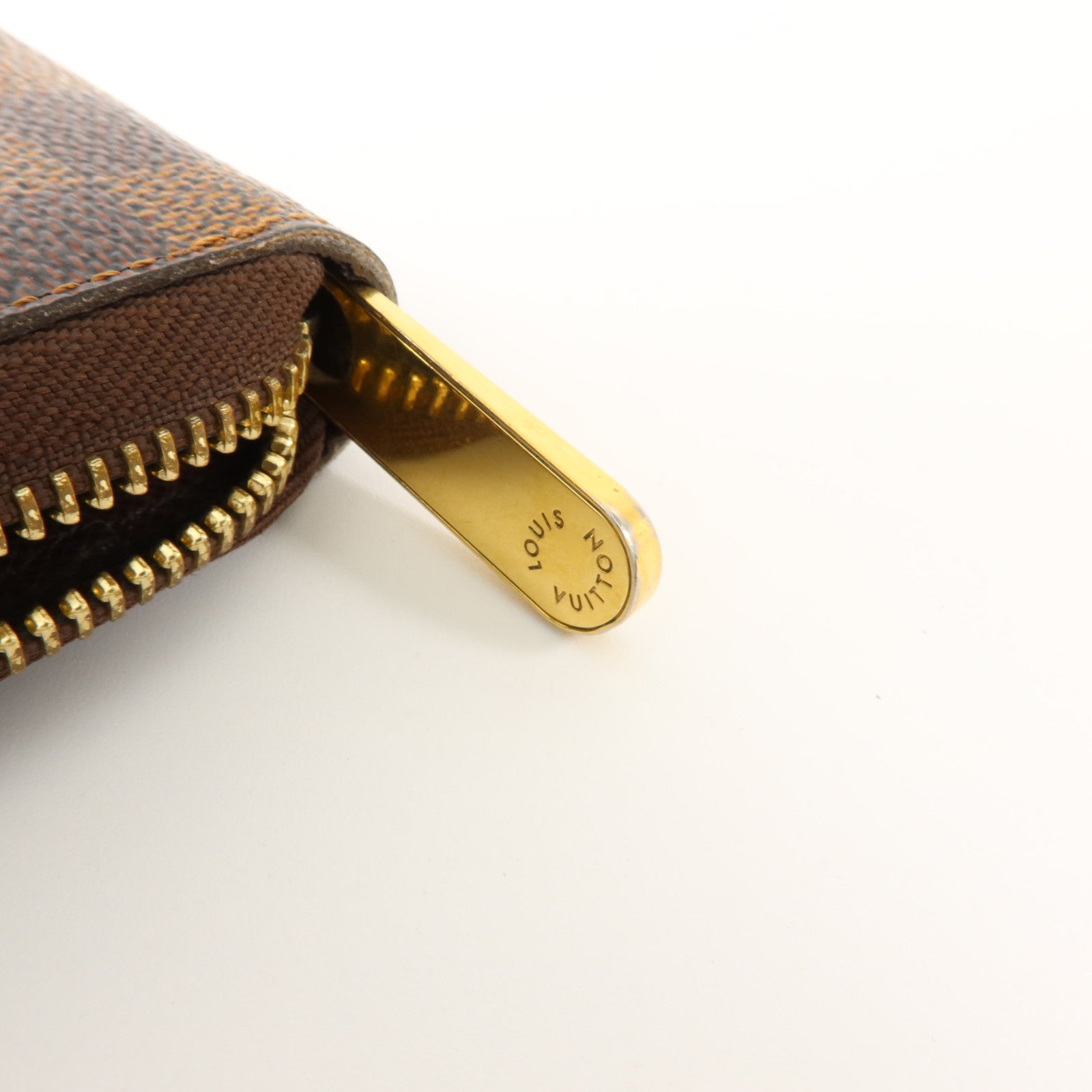 LOUIS VUITTON Damier Zippy Organizer金扣長錢包