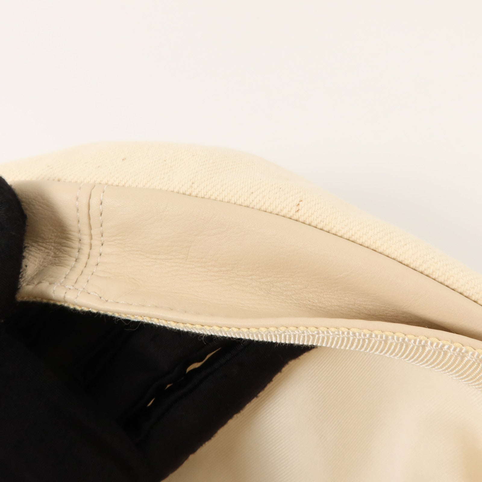 HERMES 棉質/Swift皮革Deauvilla Pleiu Air Cap帽子Dune