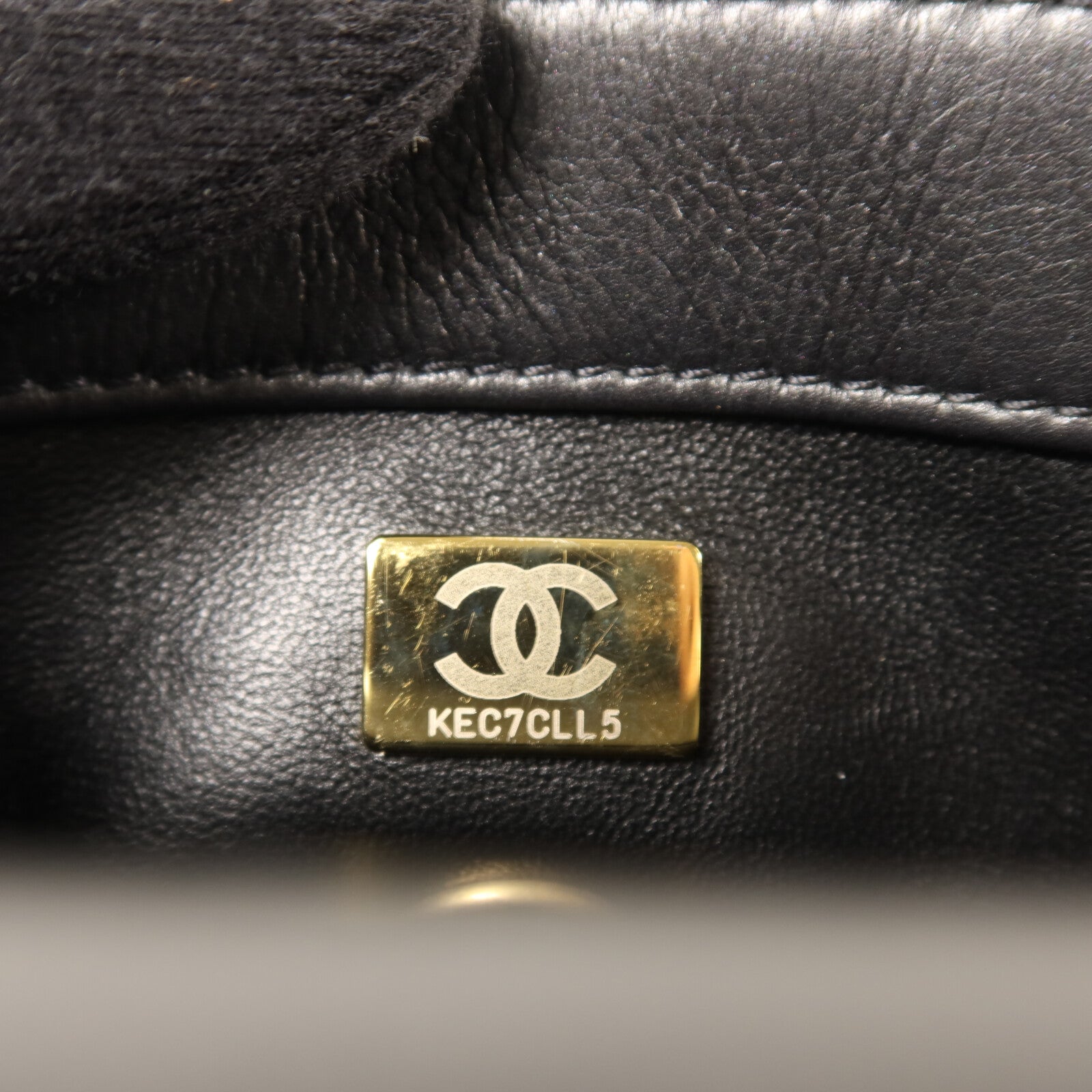 CHANEL 牛皮皮革Coco Handle Mini金扣鏈帶手挽肩背兩用袋