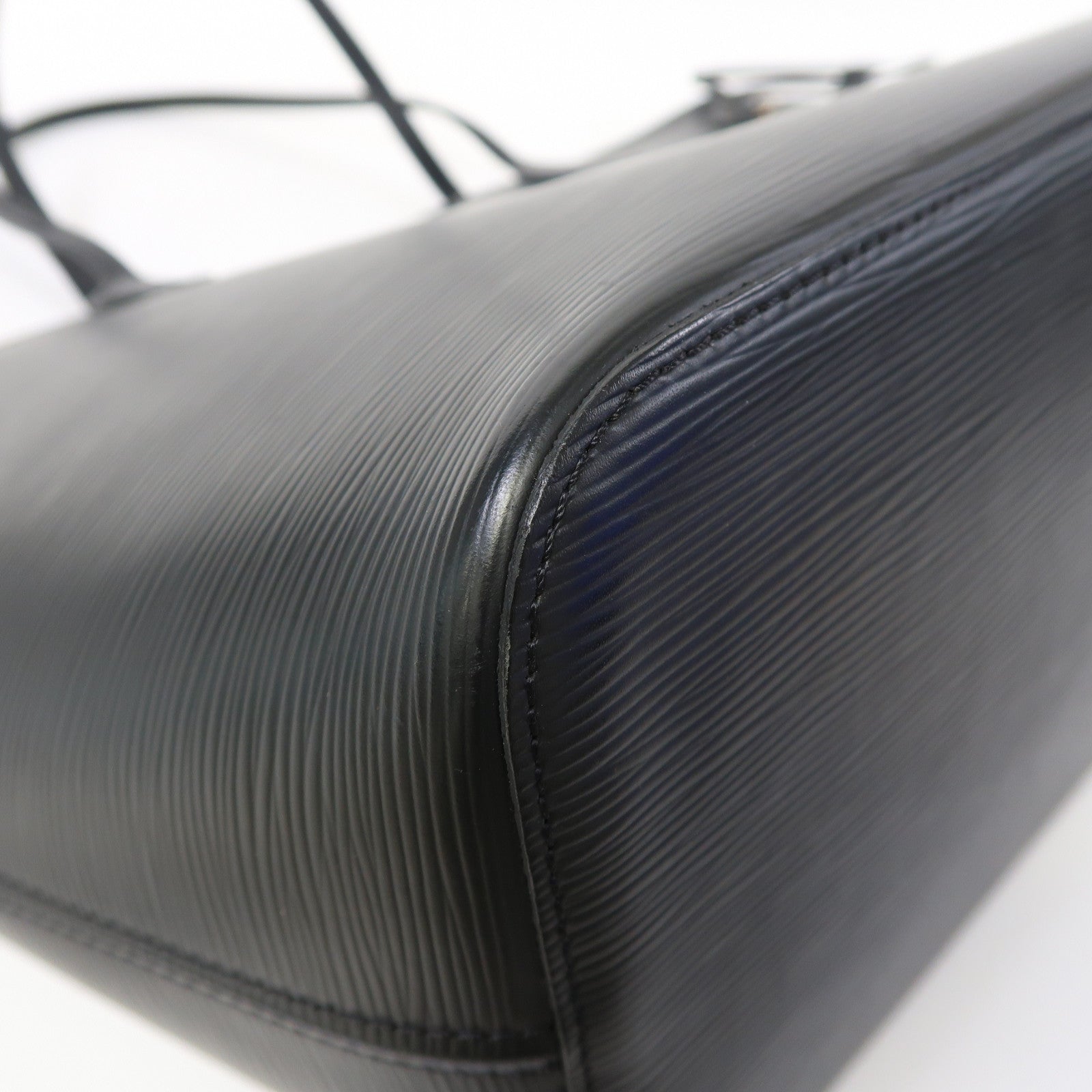 LOUIS VUITTON (PRICE DOWN) LV SHW Neverfull MM Shoulder Tote Bag Epi Leather Black