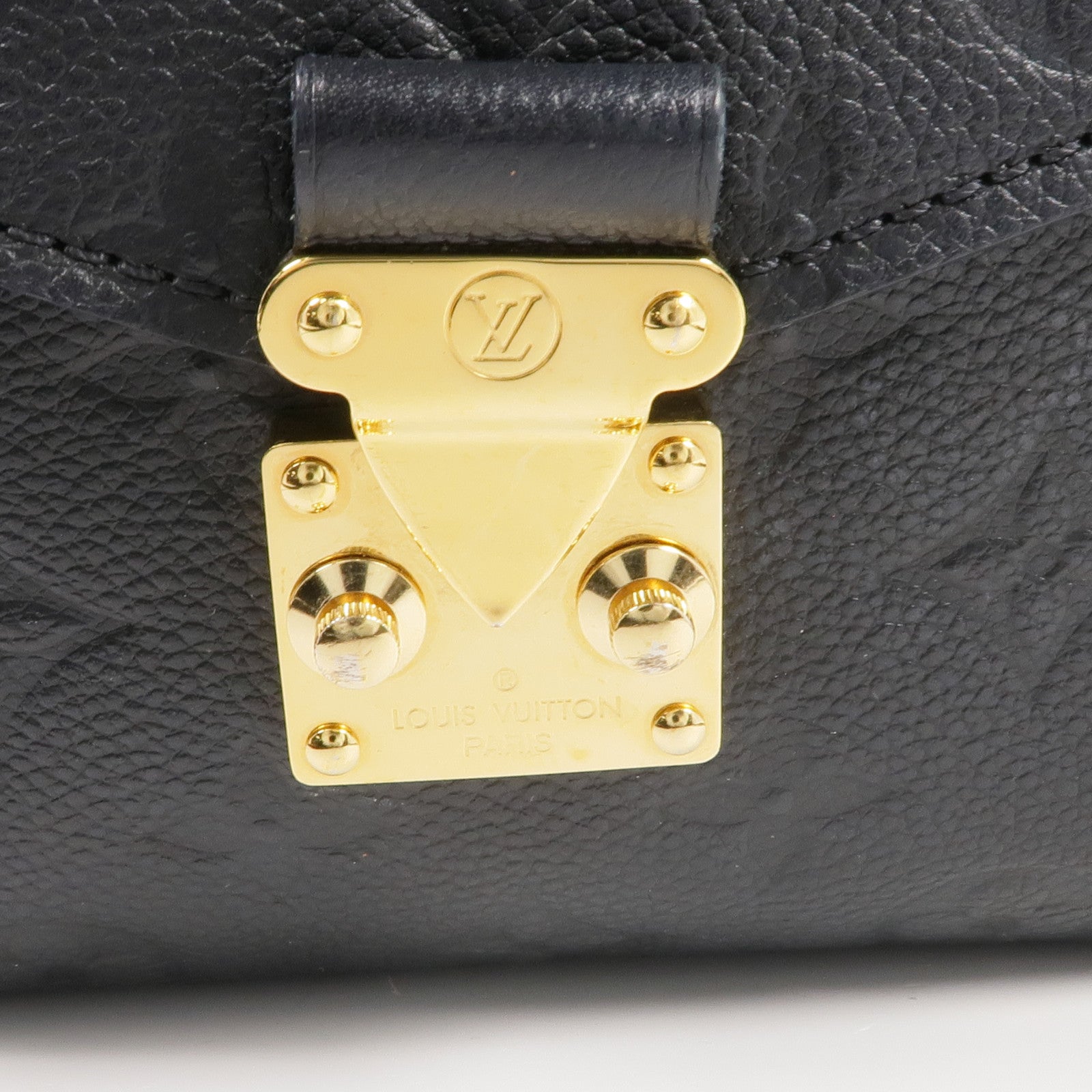 LOUIS VUITTON Monogram Empreinte Pochette Metis金扣手挽肩背兩用袋