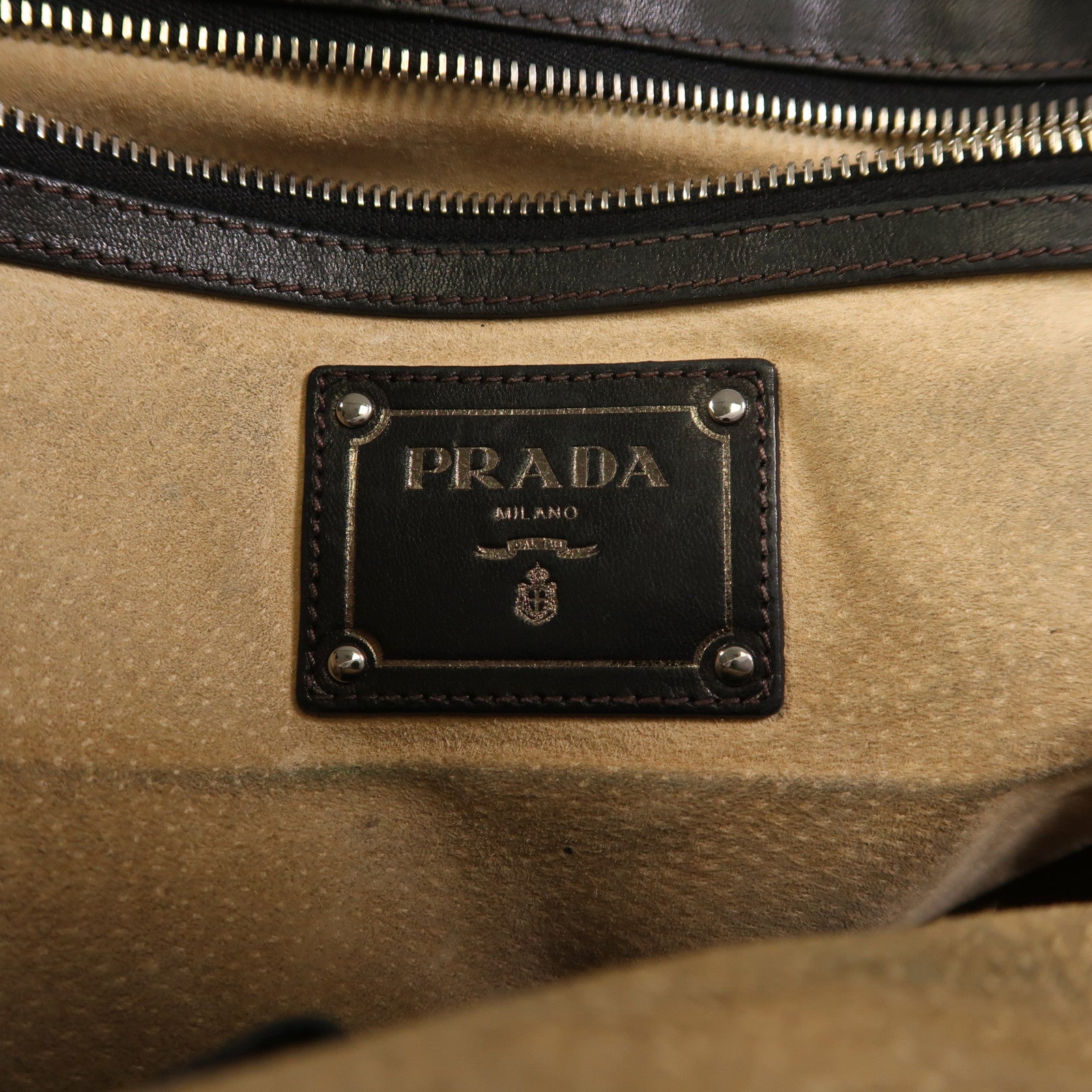 PRADA 尼龍2 Way Shoulder銀扣手挽肩背兩用袋