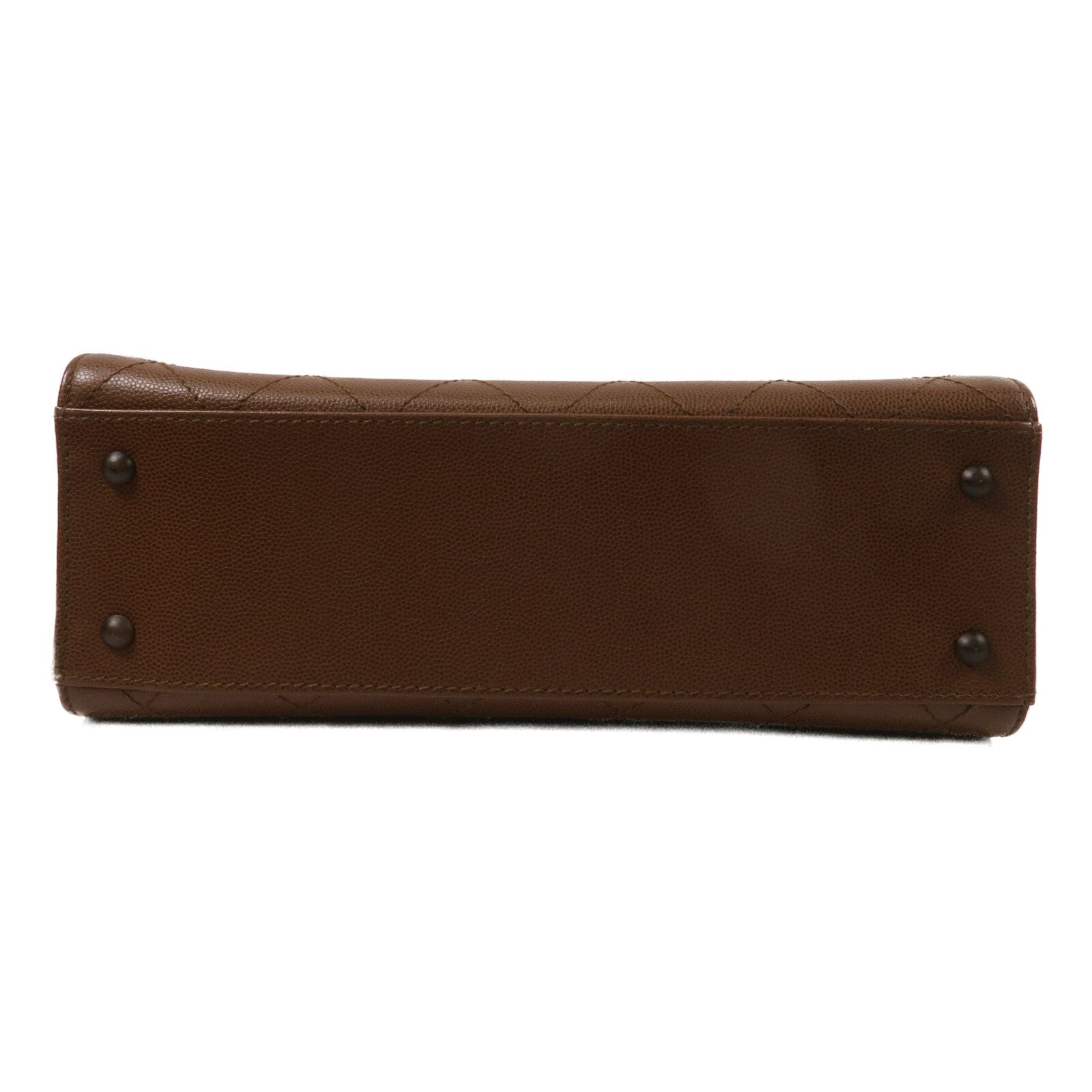 CHANEL 牛皮皮革Vintage Top Handle Kelly Flap Bag肩背袋