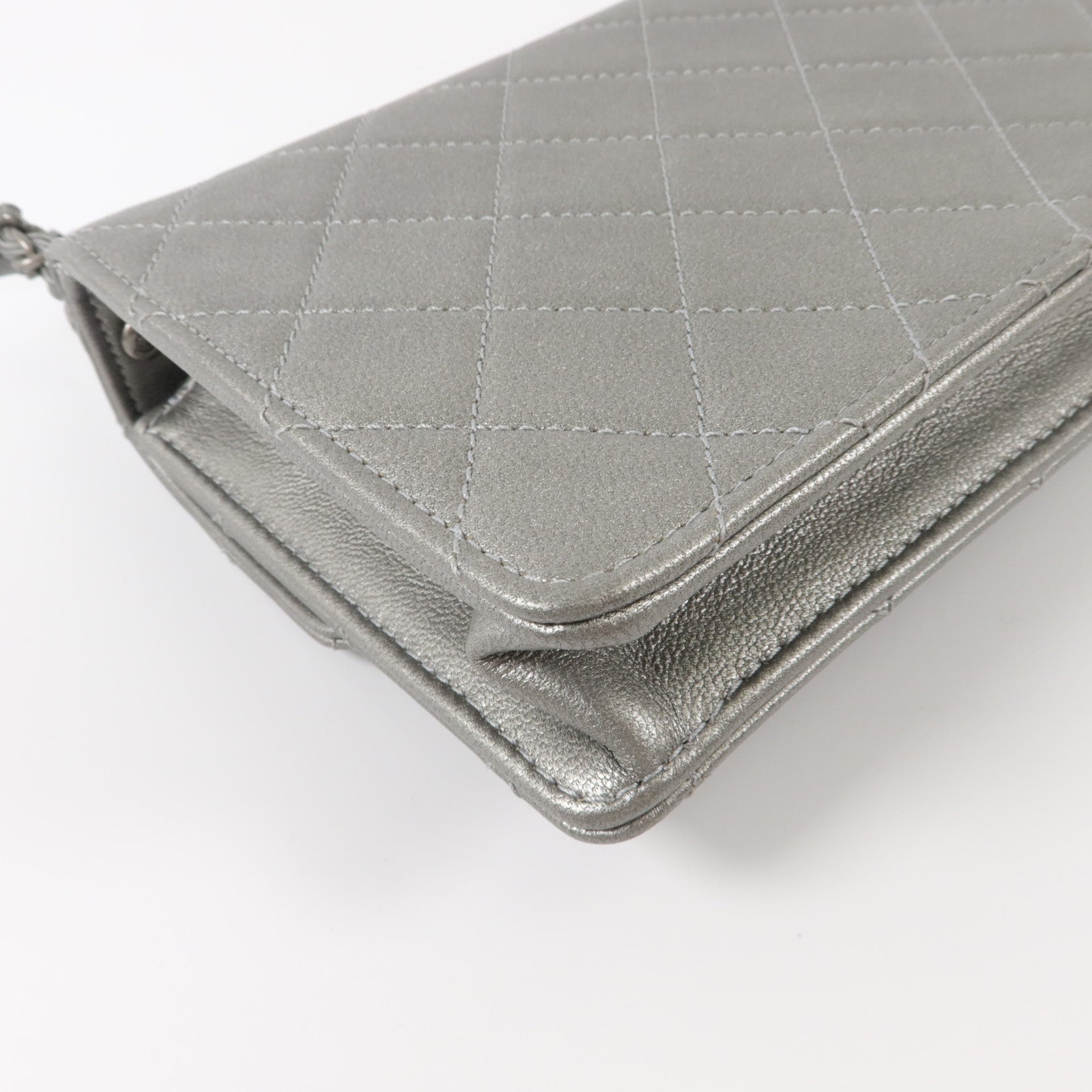 CHANEL 牛皮皮革Matelasse Small Flap Bag鏈帶肩背袋