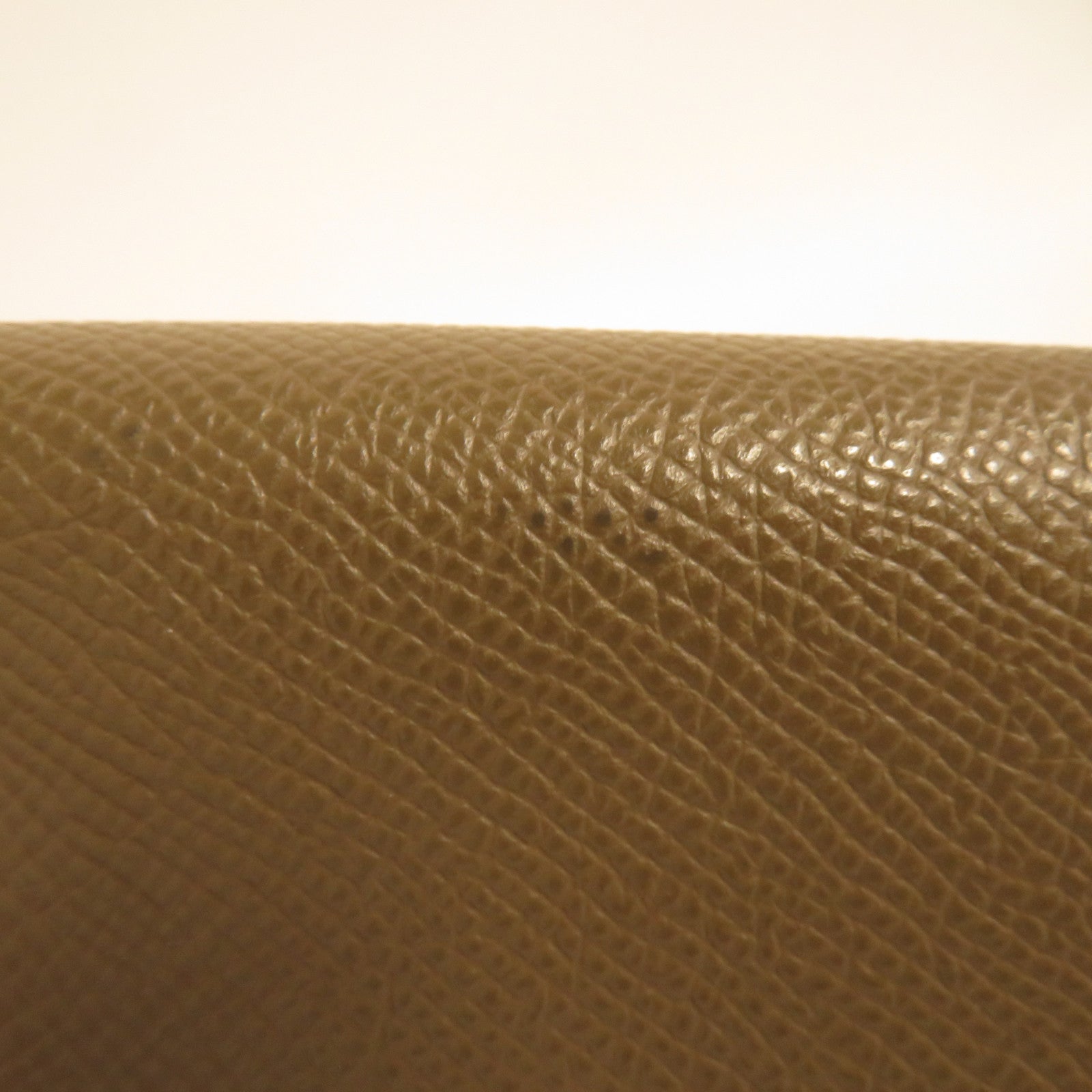 HERMES 【激減優惠】Epsom皮革Bearn Compact Wallet金扣錢包啡色