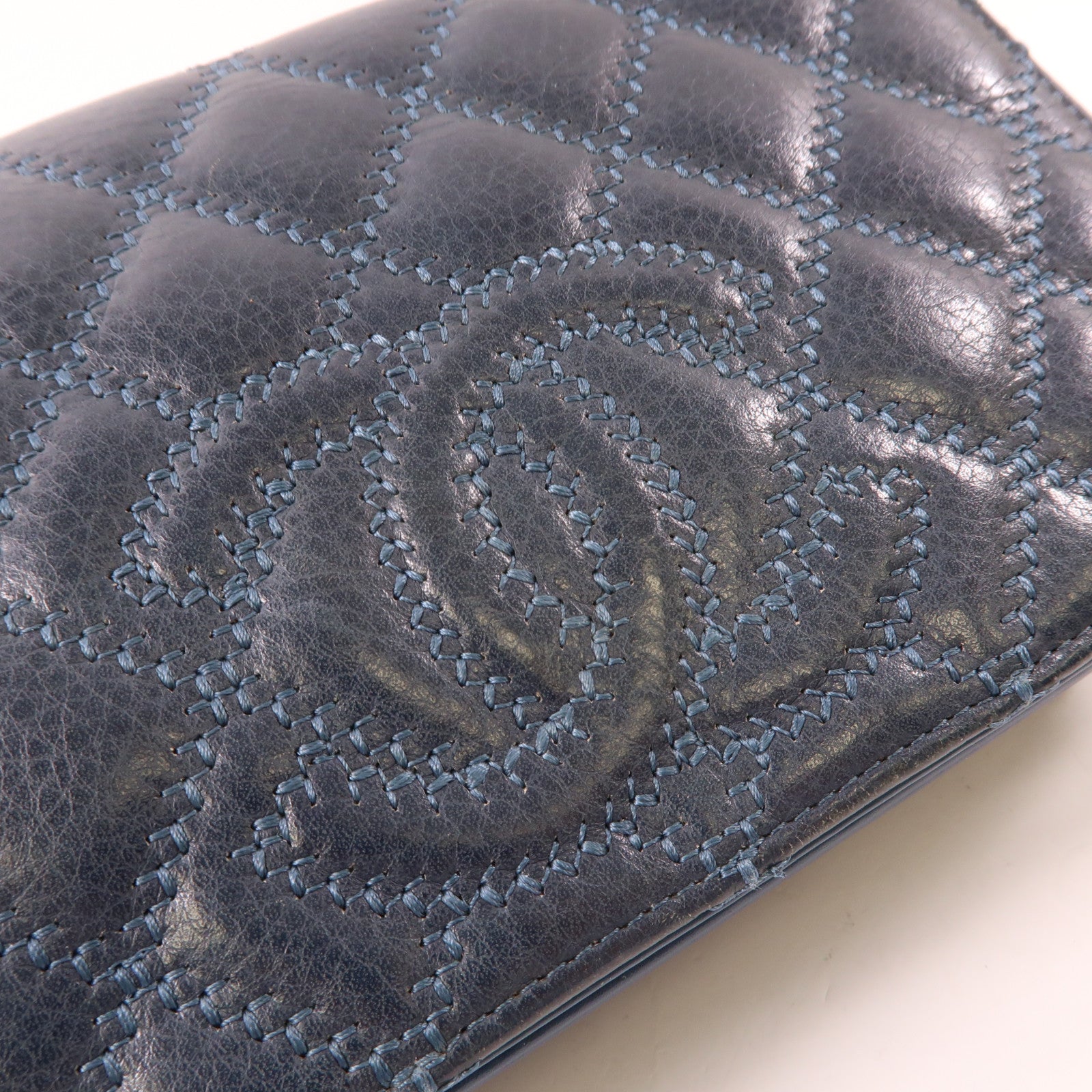 CHANEL 牛皮皮革WOC Wallet On Chain銀扣鏈帶肩背袋