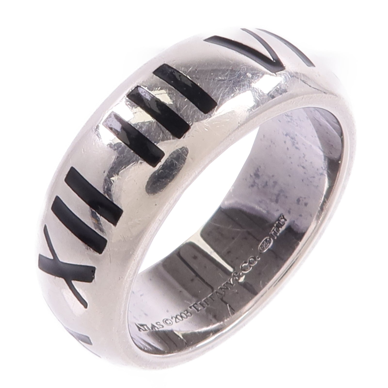 TIFFANY＆CO 925純銀Atlas Ring戒指