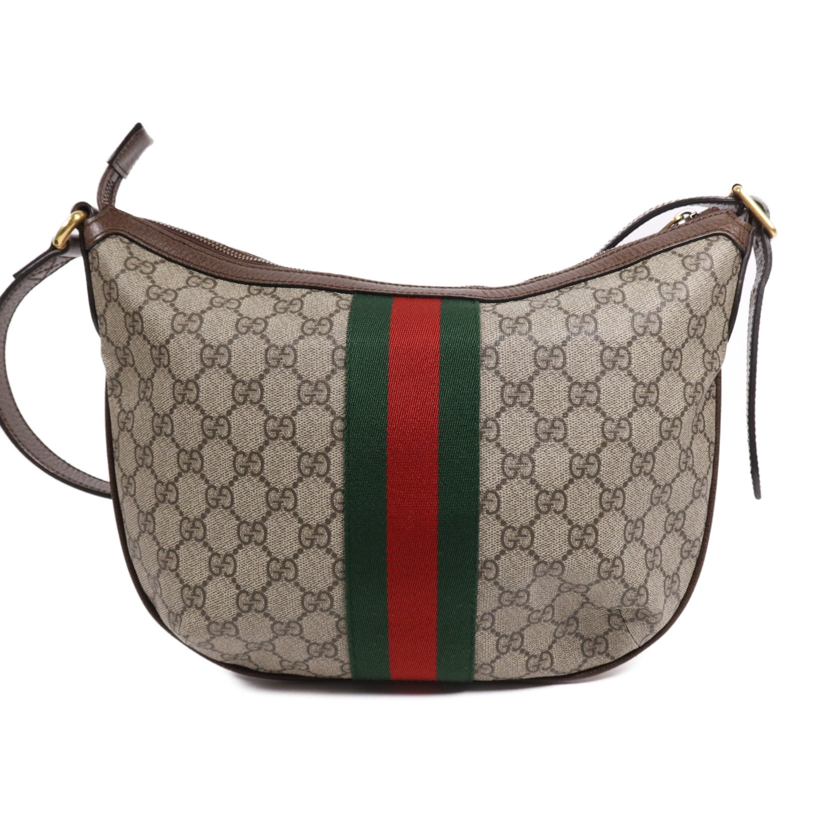 GUCCI 塗層帆布Ophidia Medium金扣肩背袋